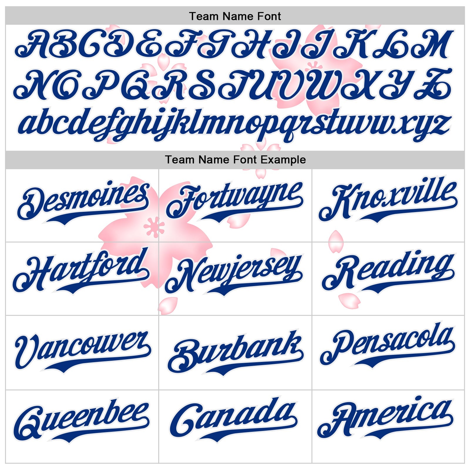 Custom White Red-Royal Cherry Blossoms Sakura Authentic Baseball Jersey view 4