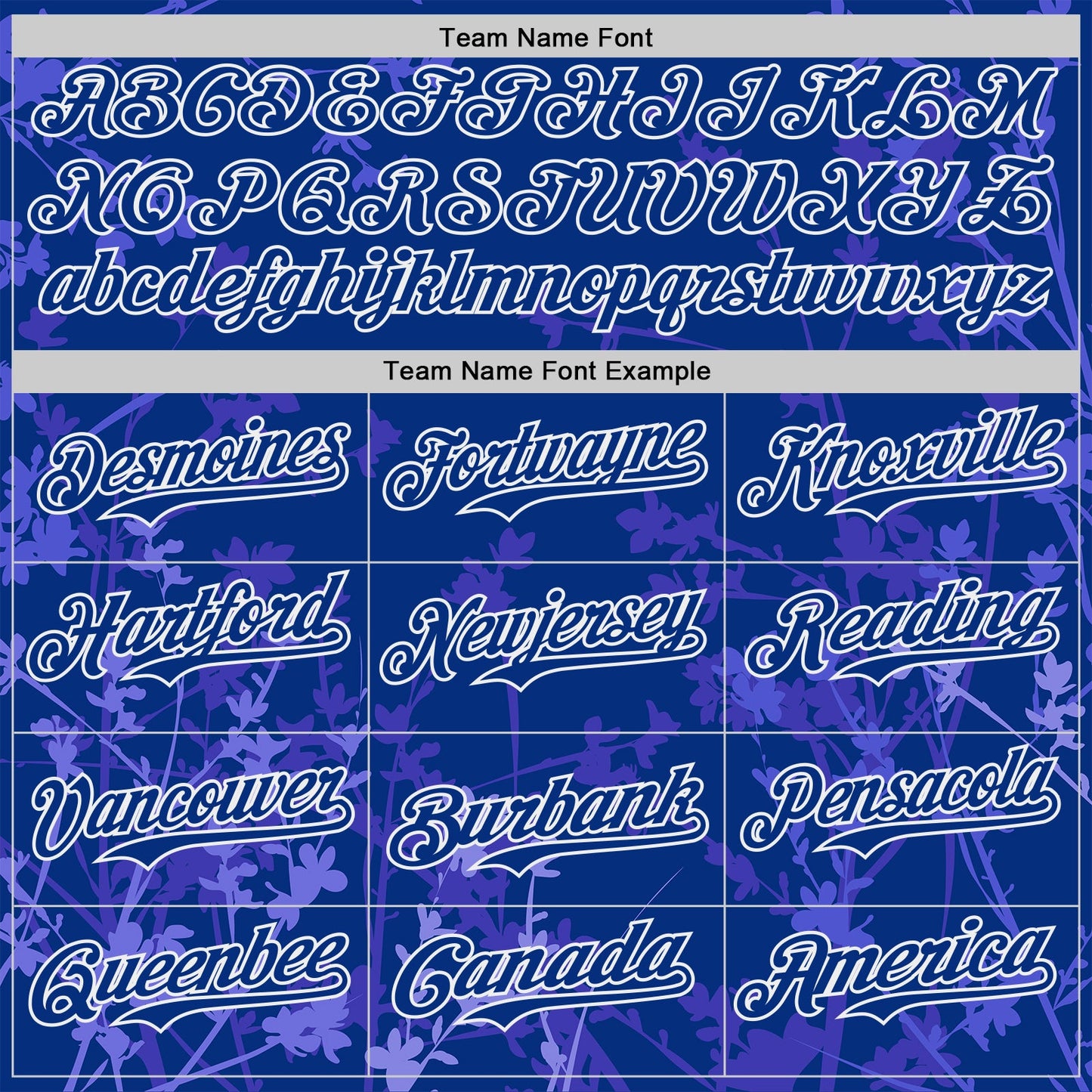 Custom Royal-White Cherry Blossoms Sakura Authentic Baseball Jersey view 4