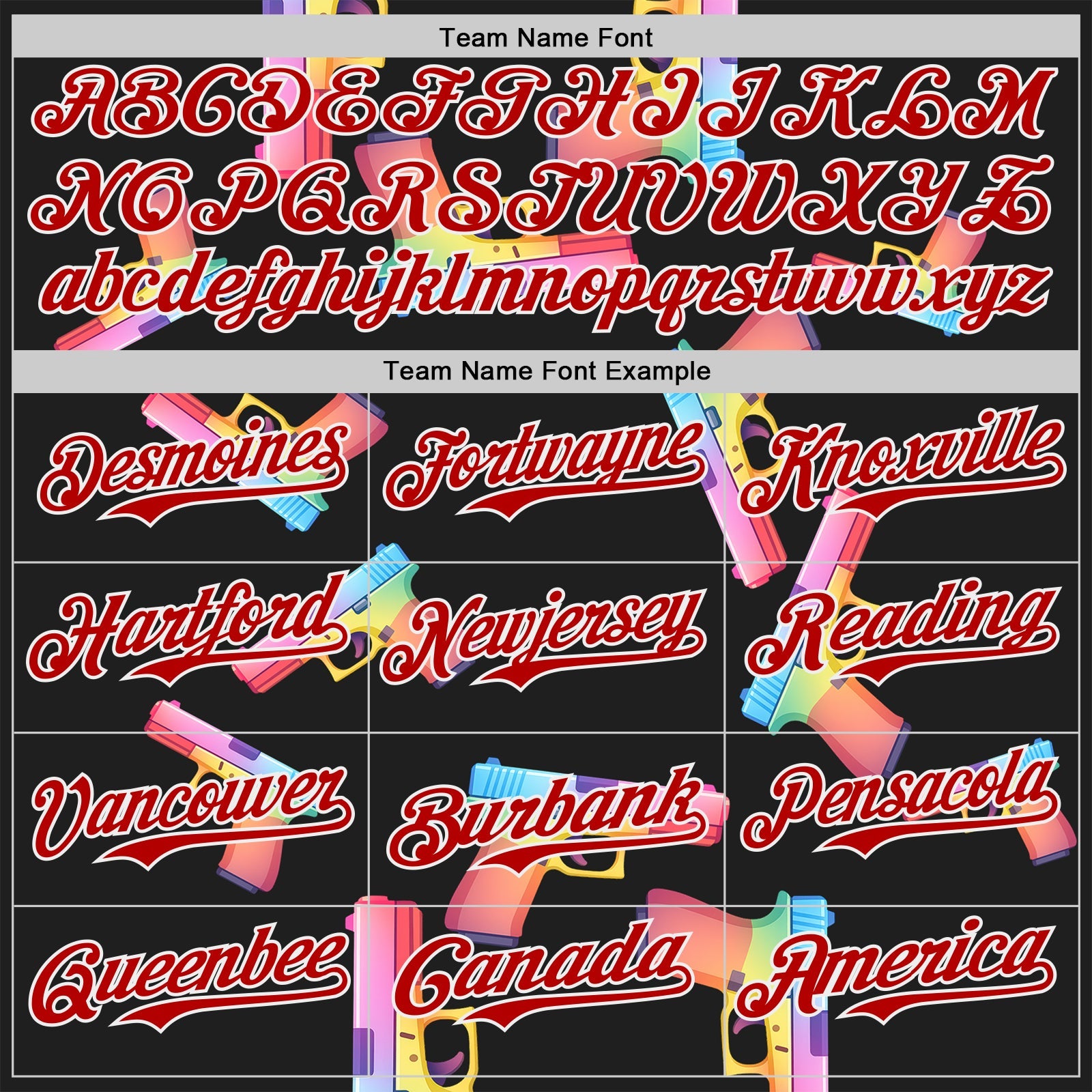 Custom Black Red-White Colorful Firepower 3D Pattern Design Authentic Baseball Jersey view 4