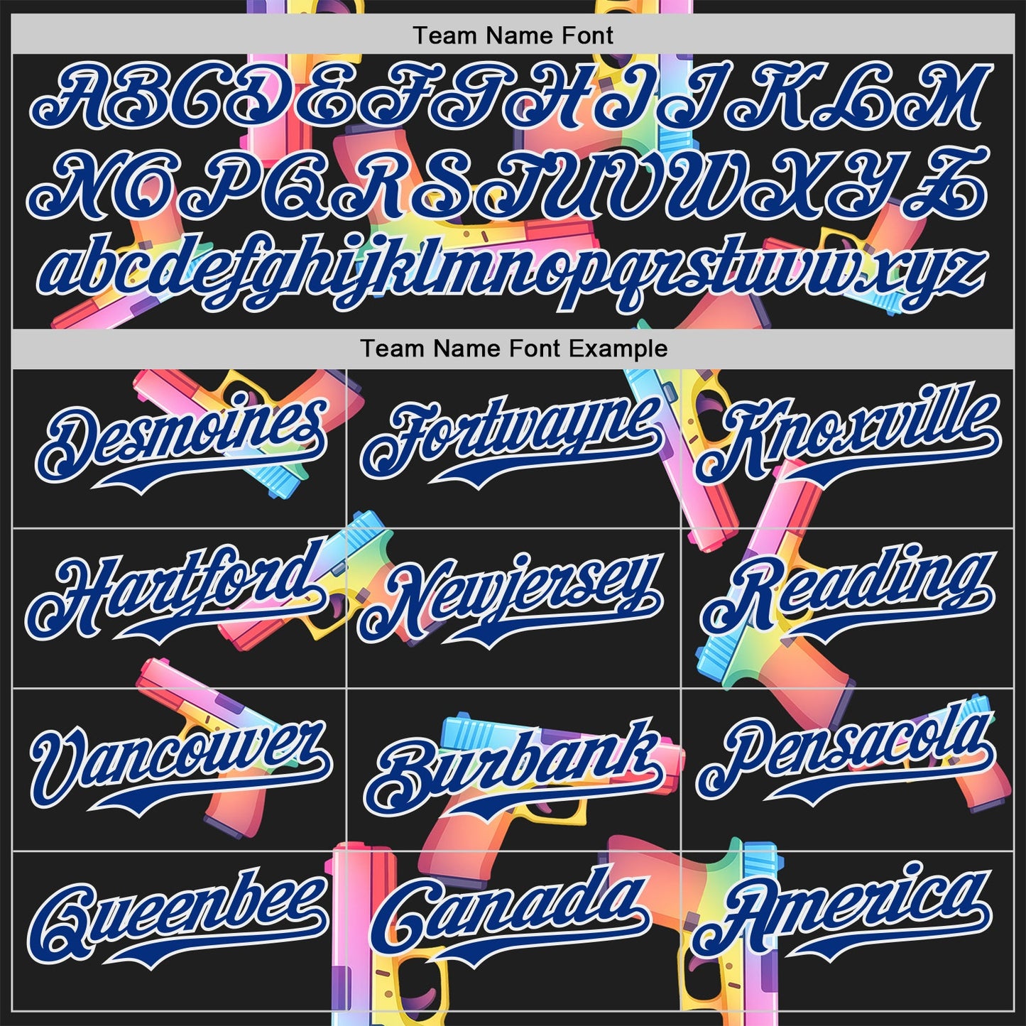 Custom Black Royal-White Colorful Firepower 3D Pattern Design Authentic Baseball Jersey view 4