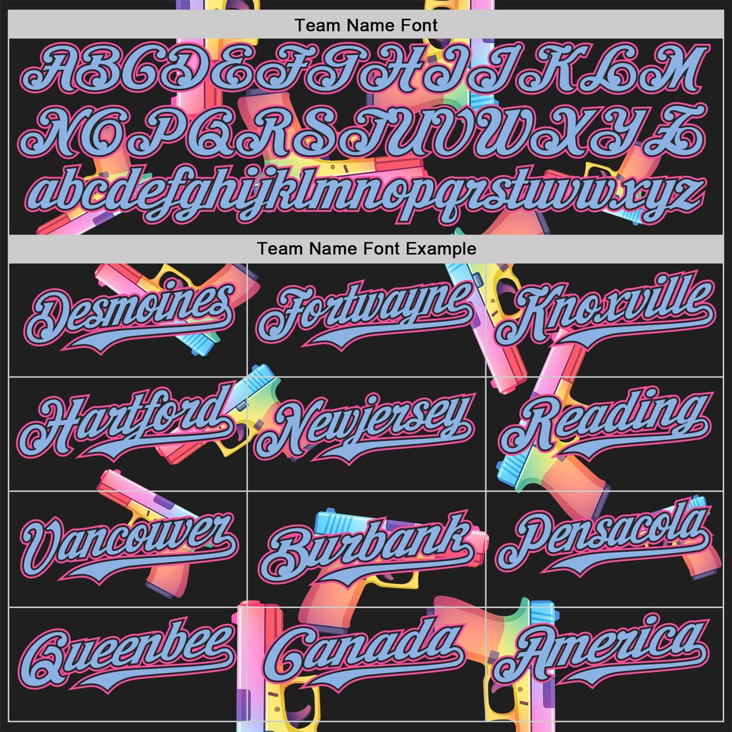 Custom Black Pink-Light Blue Colorful Firepower 3D Pattern Design Authentic Baseball Jersey view 4