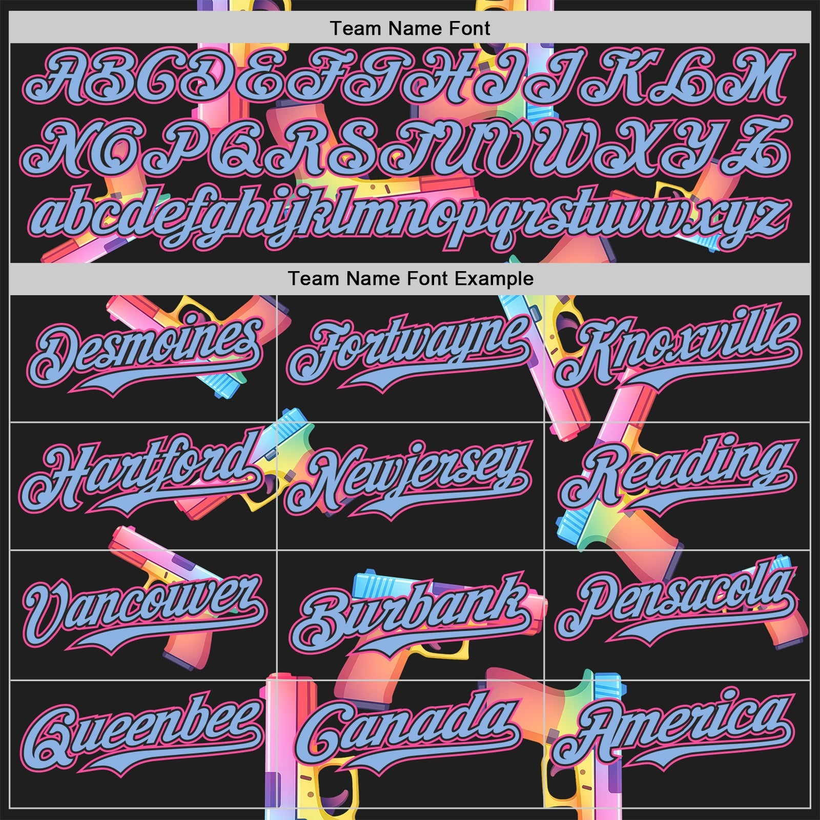 Custom Black Pink-Light Blue Colorful Firepower 3D Pattern Design Authentic Baseball Jersey view 4