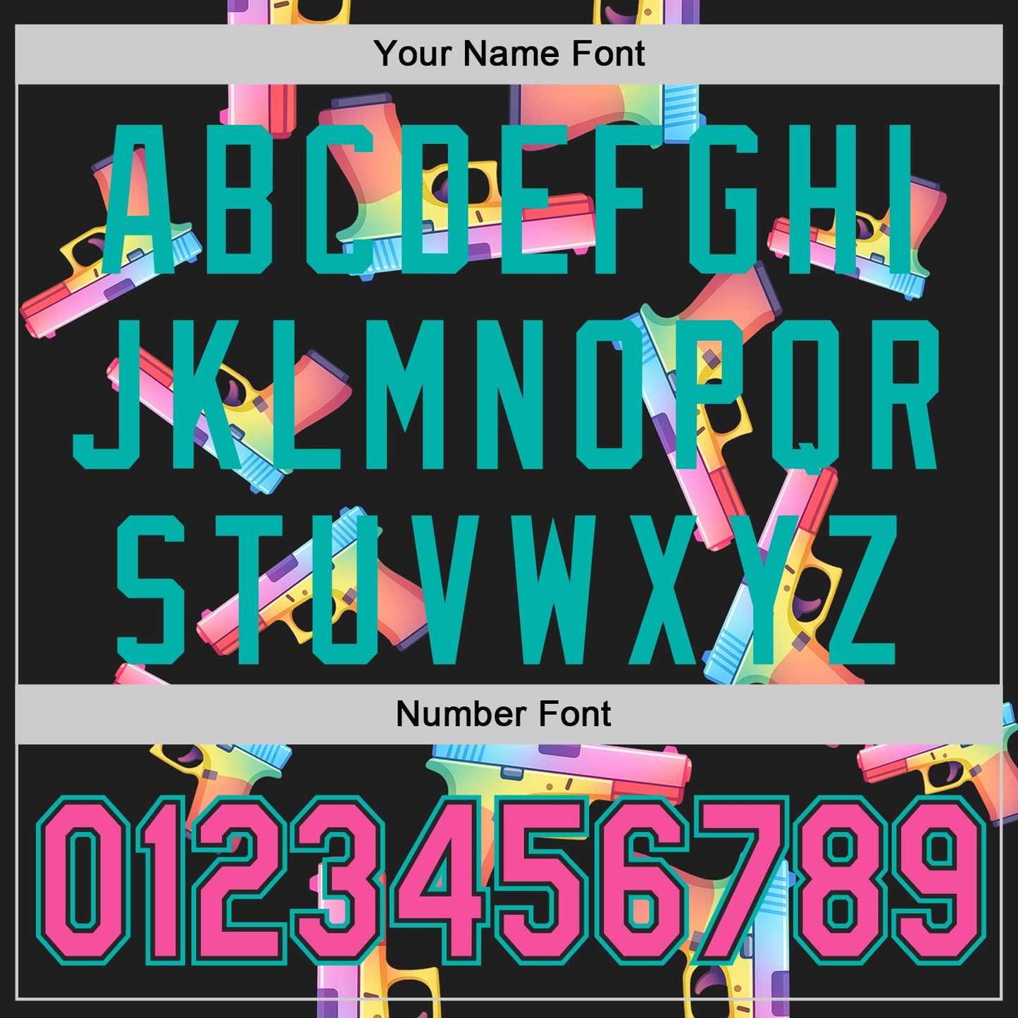 Custom Black Pink-Aqua Colorful Firepower 3D Pattern Design Authentic Baseball Jersey view 5