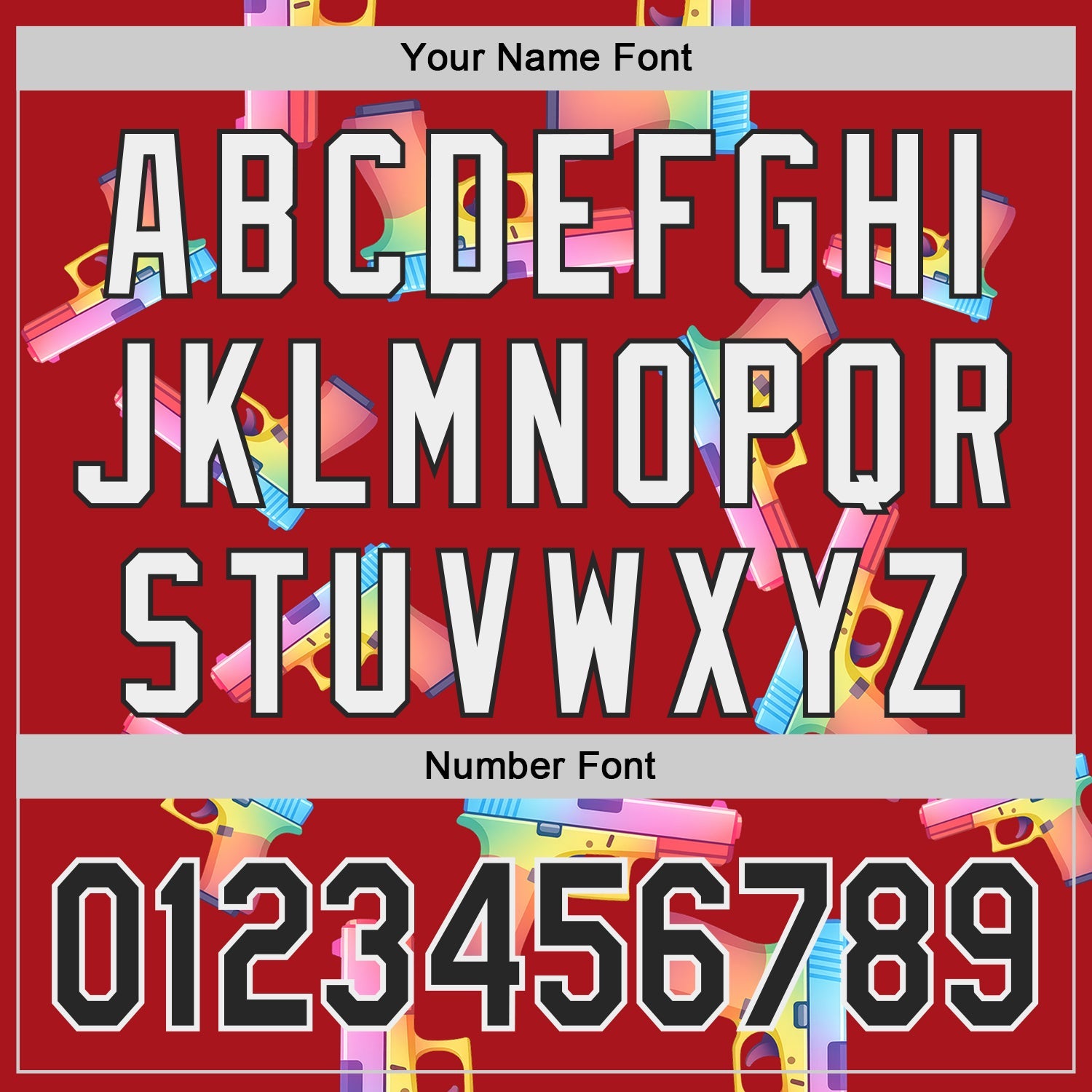 Custom Red Black-White Colorful Firepower 3D Pattern Design Authentic Baseball Jersey view 5