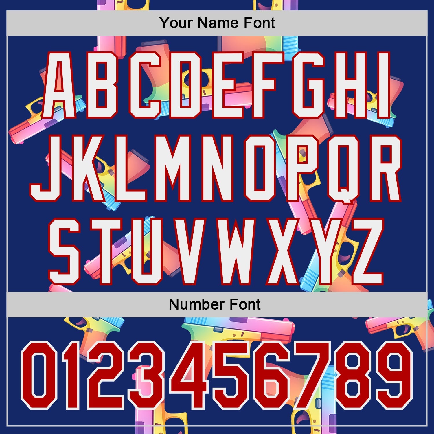 Custom Royal Red-White Colorful Firepower 3D Pattern Design Authentic Baseball Jersey view 5