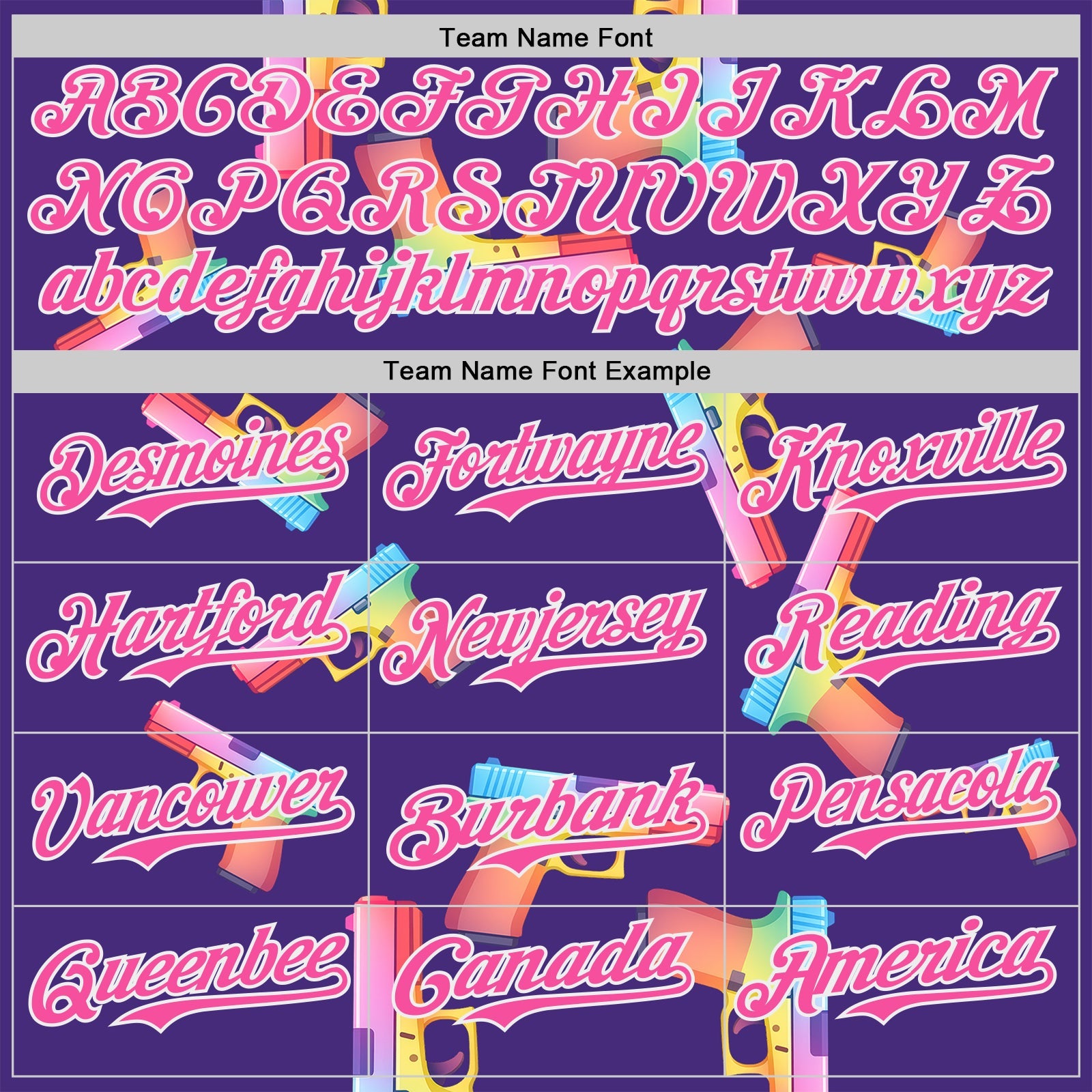 Custom Purple Pink-White Colorful Firepower 3D Pattern Design Authentic Baseball Jersey view 4