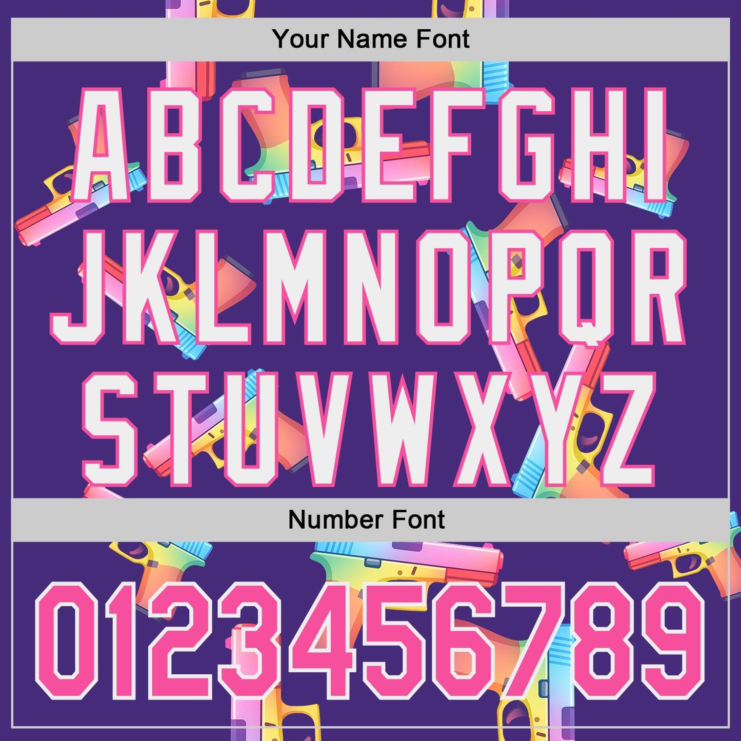 Custom Purple Pink-White Colorful Firepower 3D Pattern Design Authentic Baseball Jersey view 5