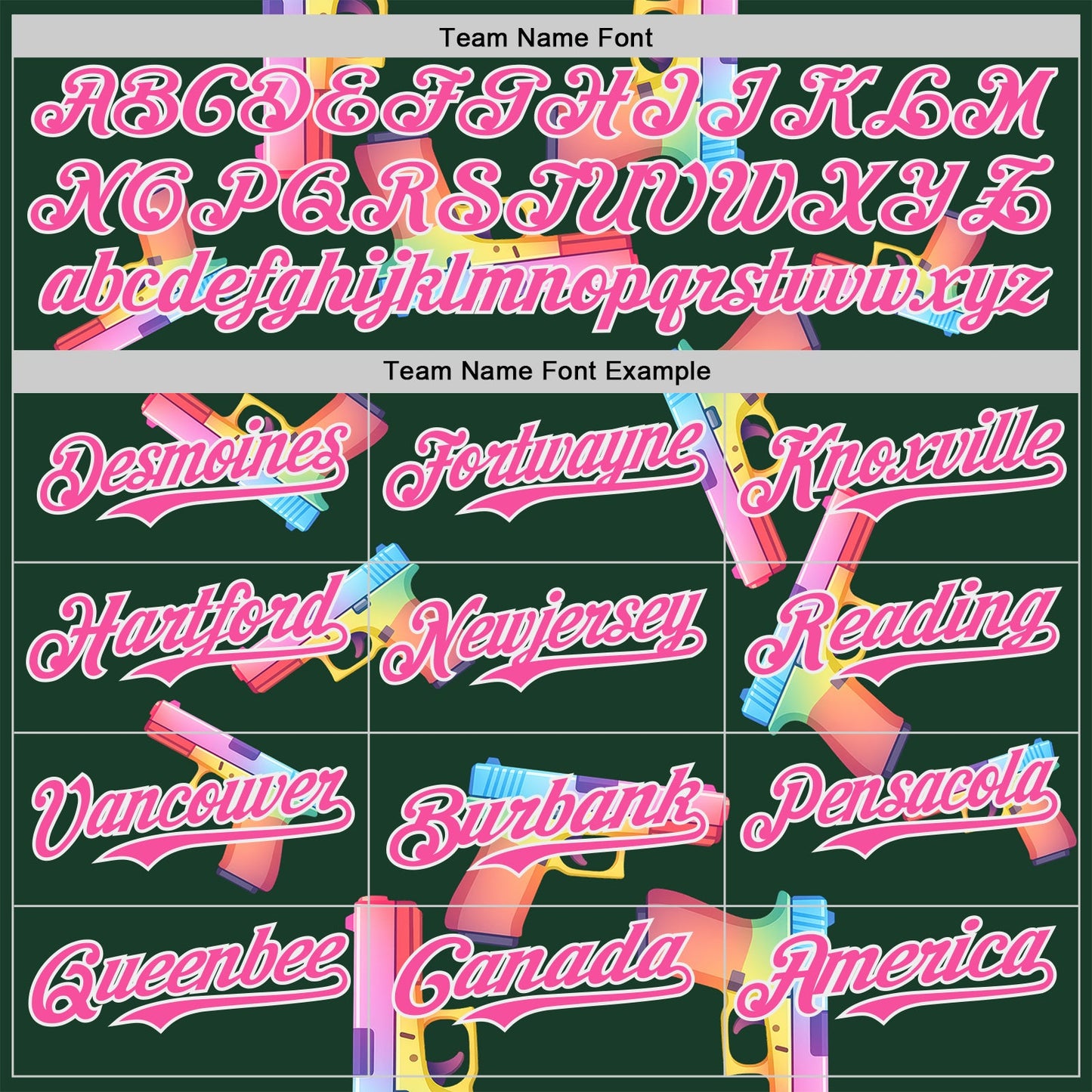 Custom Green Pink-White Colorful Firepower 3D Pattern Design Authentic Baseball Jersey view 4