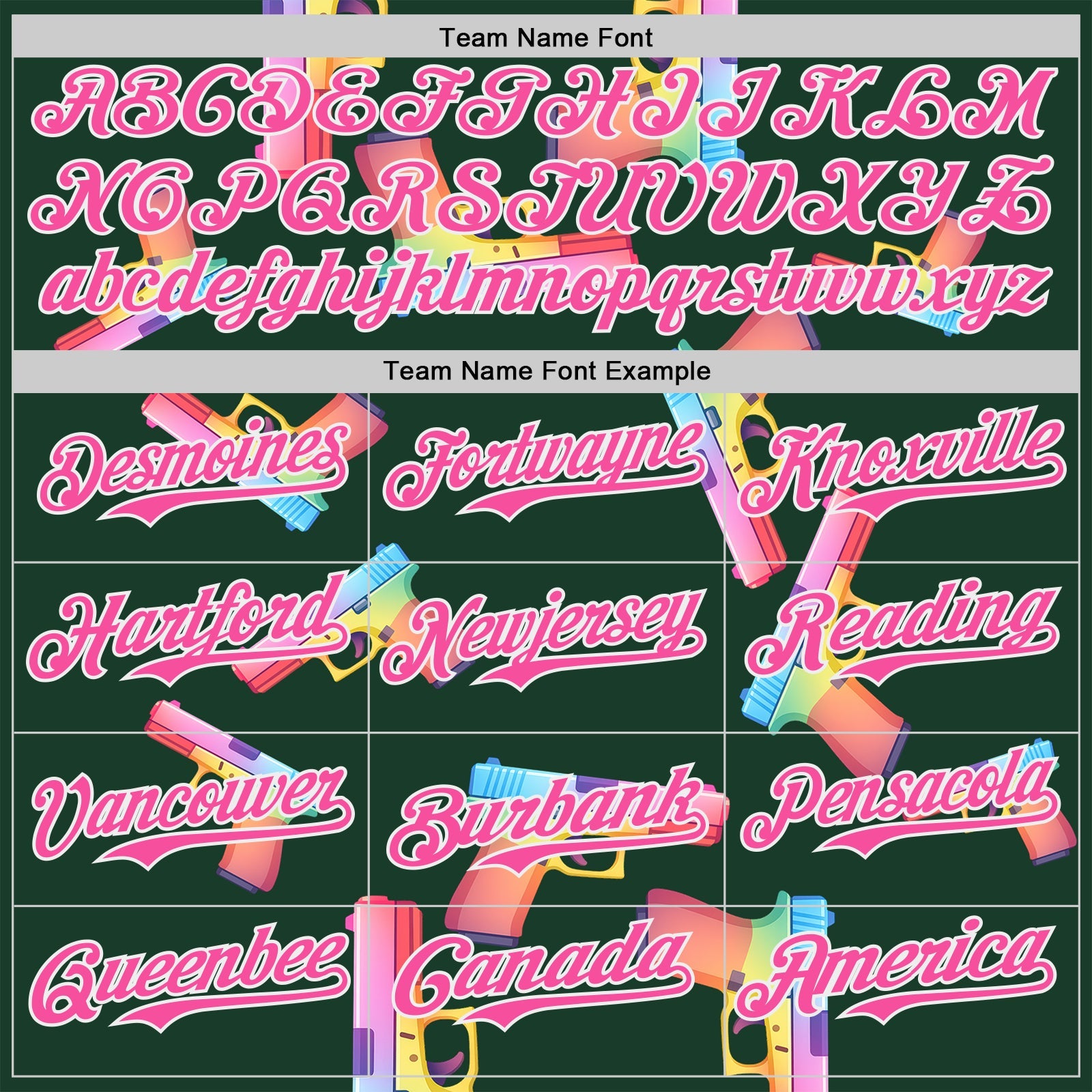 Custom Green Pink-White Colorful Firepower 3D Pattern Design Authentic Baseball Jersey view 4