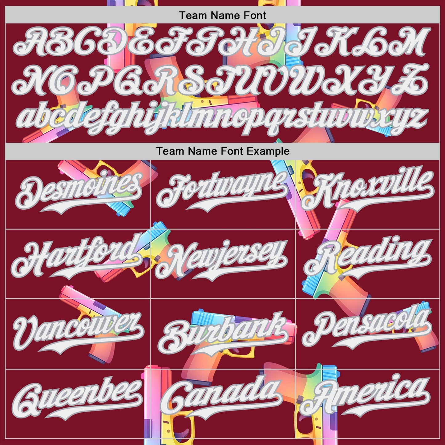 Custom Crimson White-Gray Colorful Firepower 3D Pattern Design Authentic Baseball Jersey view 4