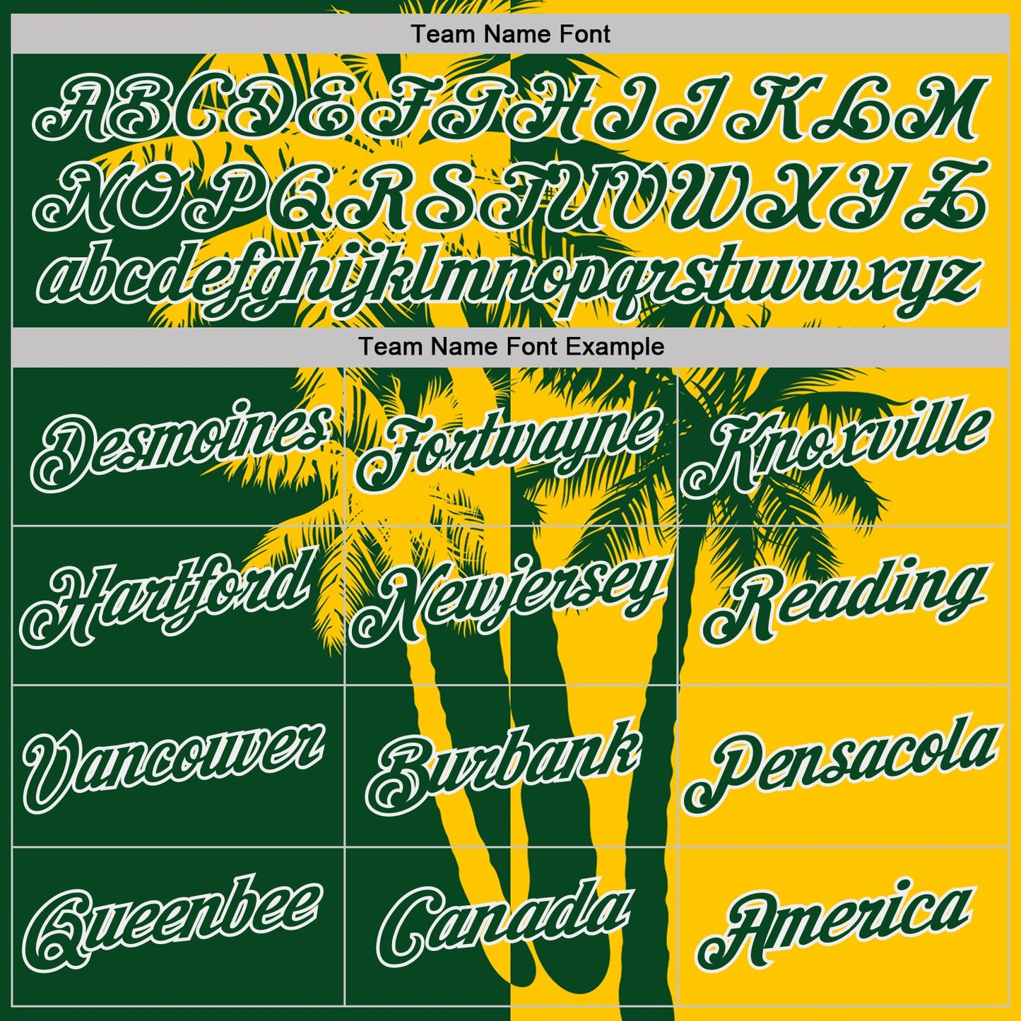 Custom Yellow Green-White Hawaii Tropical Coastal Palm Trees Performance T-Shirt view 3