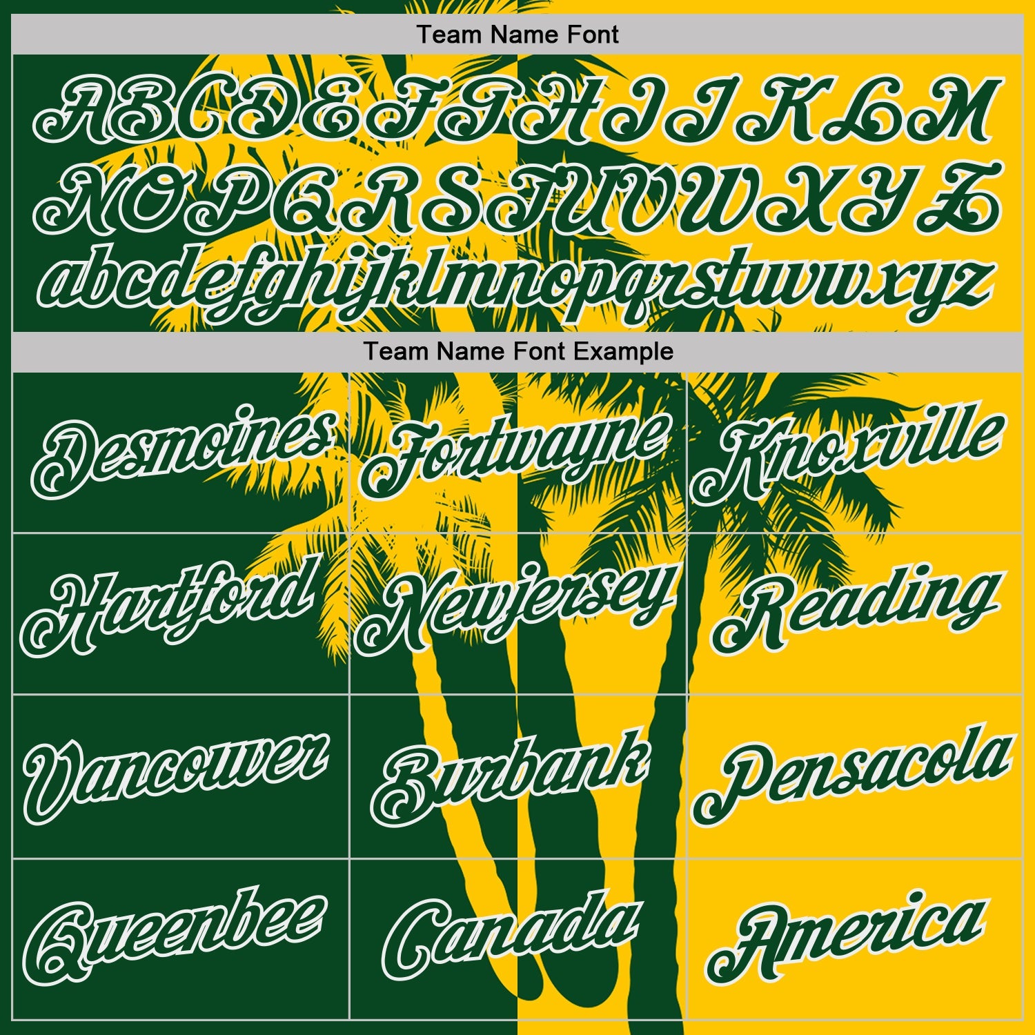Custom Yellow Green-White Hawaii Tropical Coastal Palm Trees Performance T-Shirt view 3