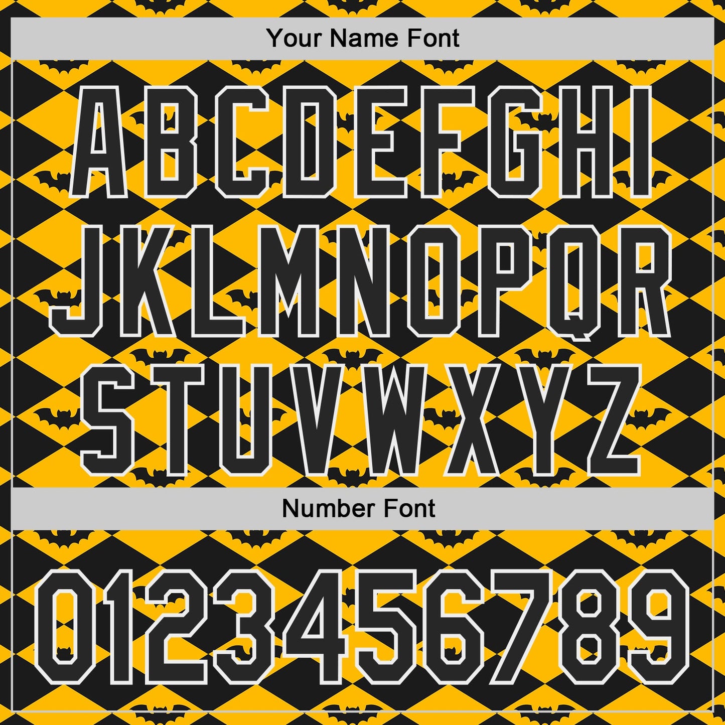 Custom Gold Black-White Geometric Diamond Grid Rhombus Bat Authentic Baseball Jersey view 5