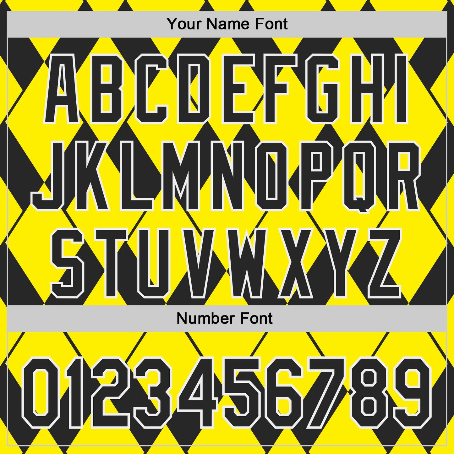 Custom Light Yellow Black-White Geometric Diamond Grid Rhombus Authentic Baseball Jersey view 5