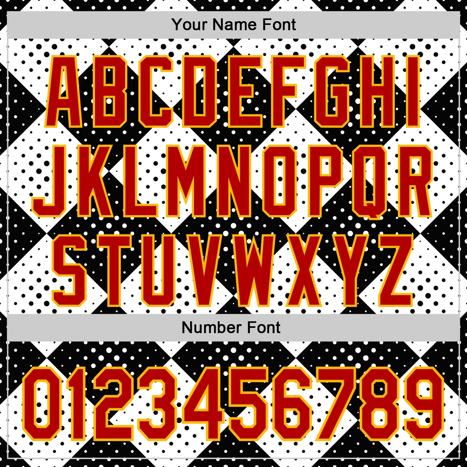 Custom Black Red White-Gold Geometric Diamond Grid Rhombus Polka Dots Authentic Baseball Jersey view 5