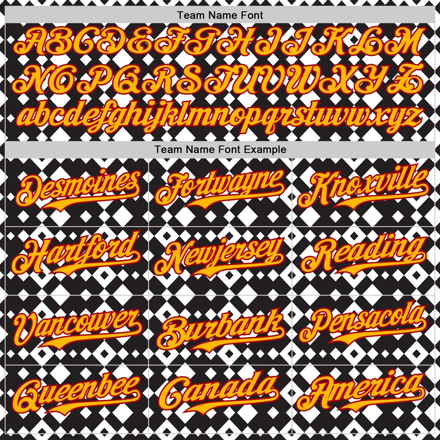 Custom Black Gold White-Red Geometric Diamond Grid Rhombus Authentic Baseball Jersey view 4