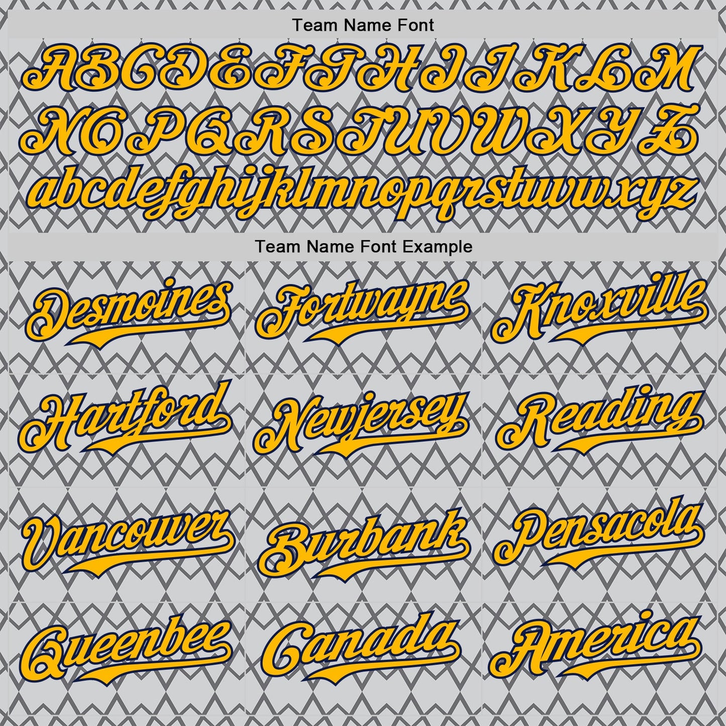 Custom Gray Gold-Navy Geometric Diamond Grid Rhombus Authentic Baseball Jersey view 4