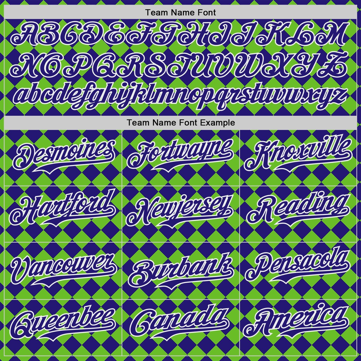 Custom Dark Purple Green-White Geometric Diamond Grid Rhombus Authentic Baseball Jersey view 4