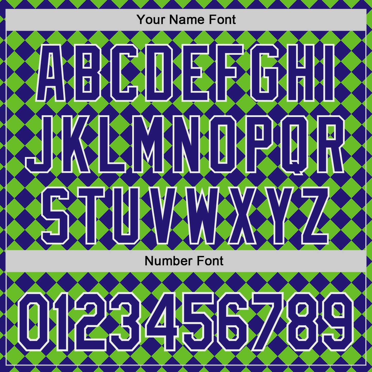 Custom Dark Purple Green-White Geometric Diamond Grid Rhombus Authentic Baseball Jersey view 5