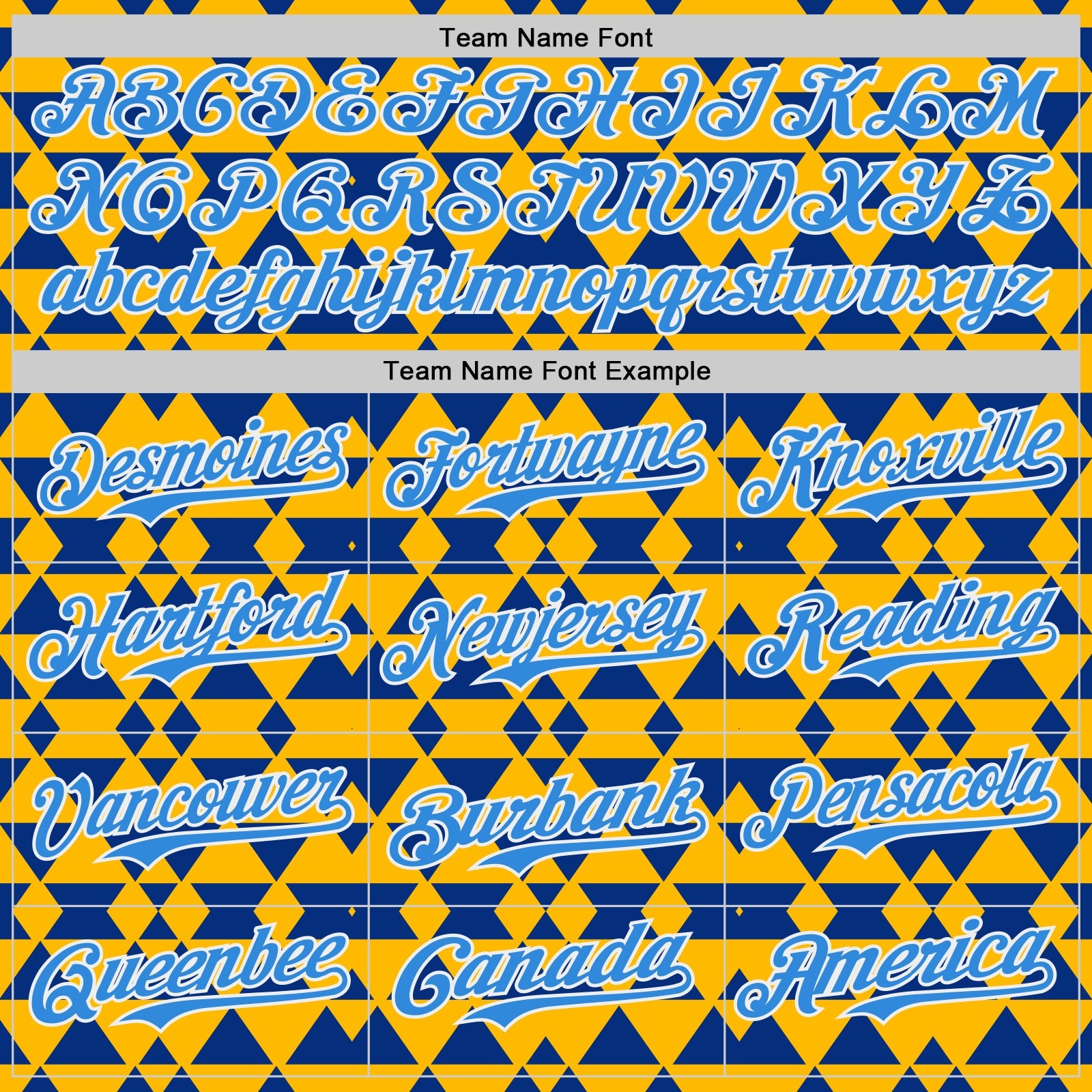 Custom Gold Electric Blue Royal-White Geometric Diamond Grid Rhombus Authentic Baseball Jersey view 4