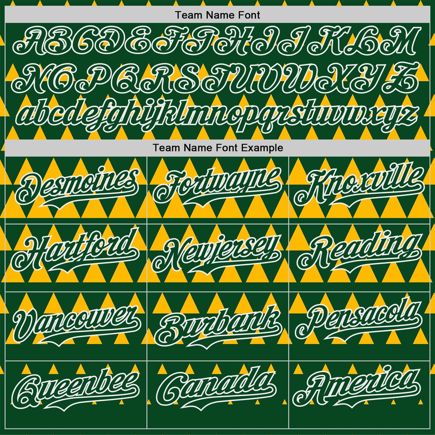 Custom Green Gold-White Geometric Diamond Grid Rhombus Authentic Baseball Jersey view 4