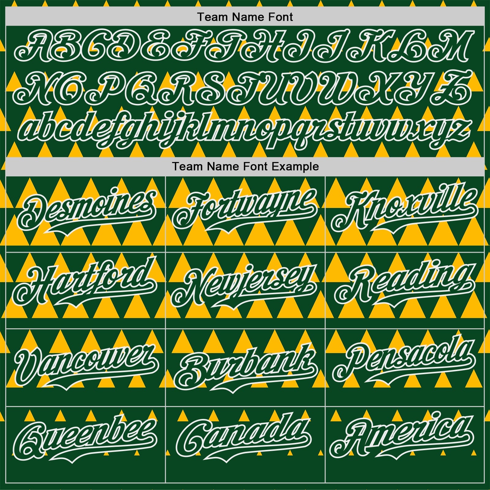 Custom Green Gold-White Geometric Diamond Grid Rhombus Authentic Baseball Jersey view 4
