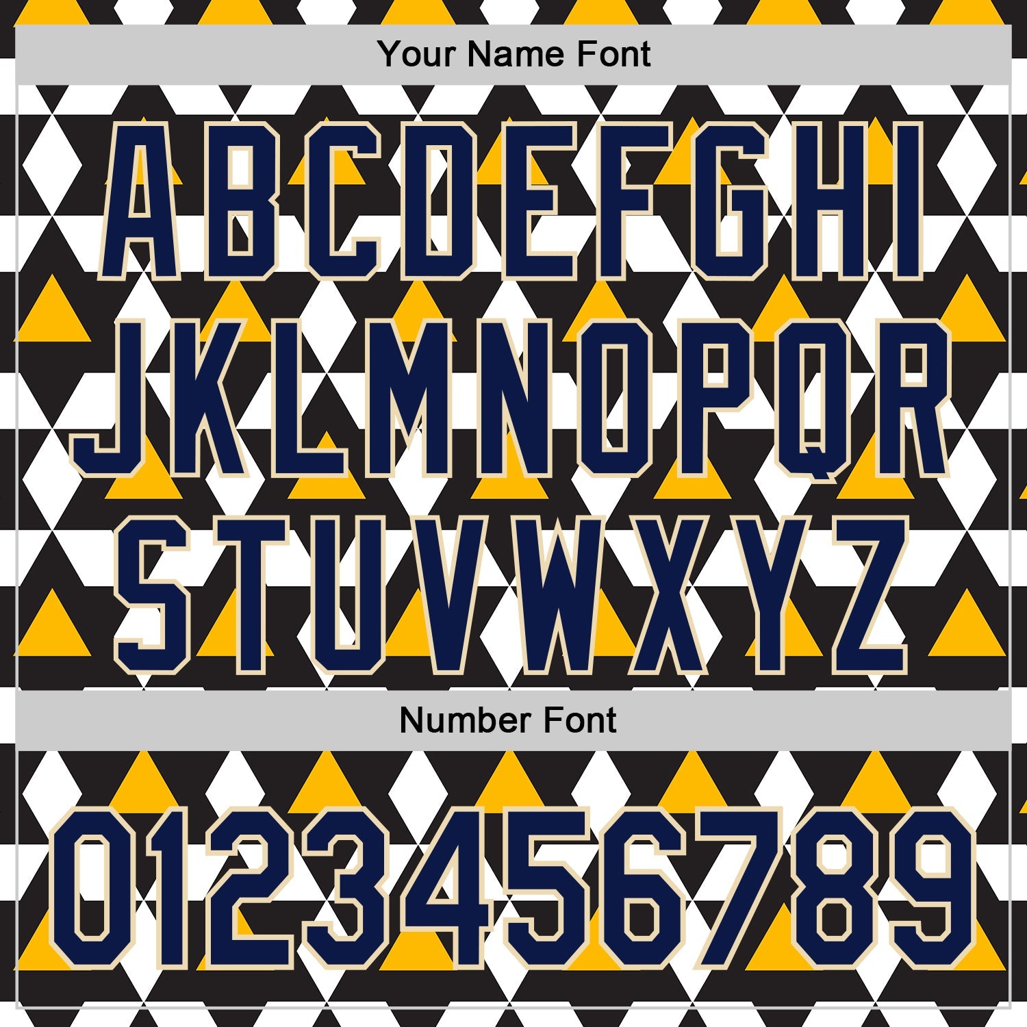 Custom Black Navy White Gold-Cream Geometric Diamond Grid Rhombus Authentic Baseball Jersey view 5