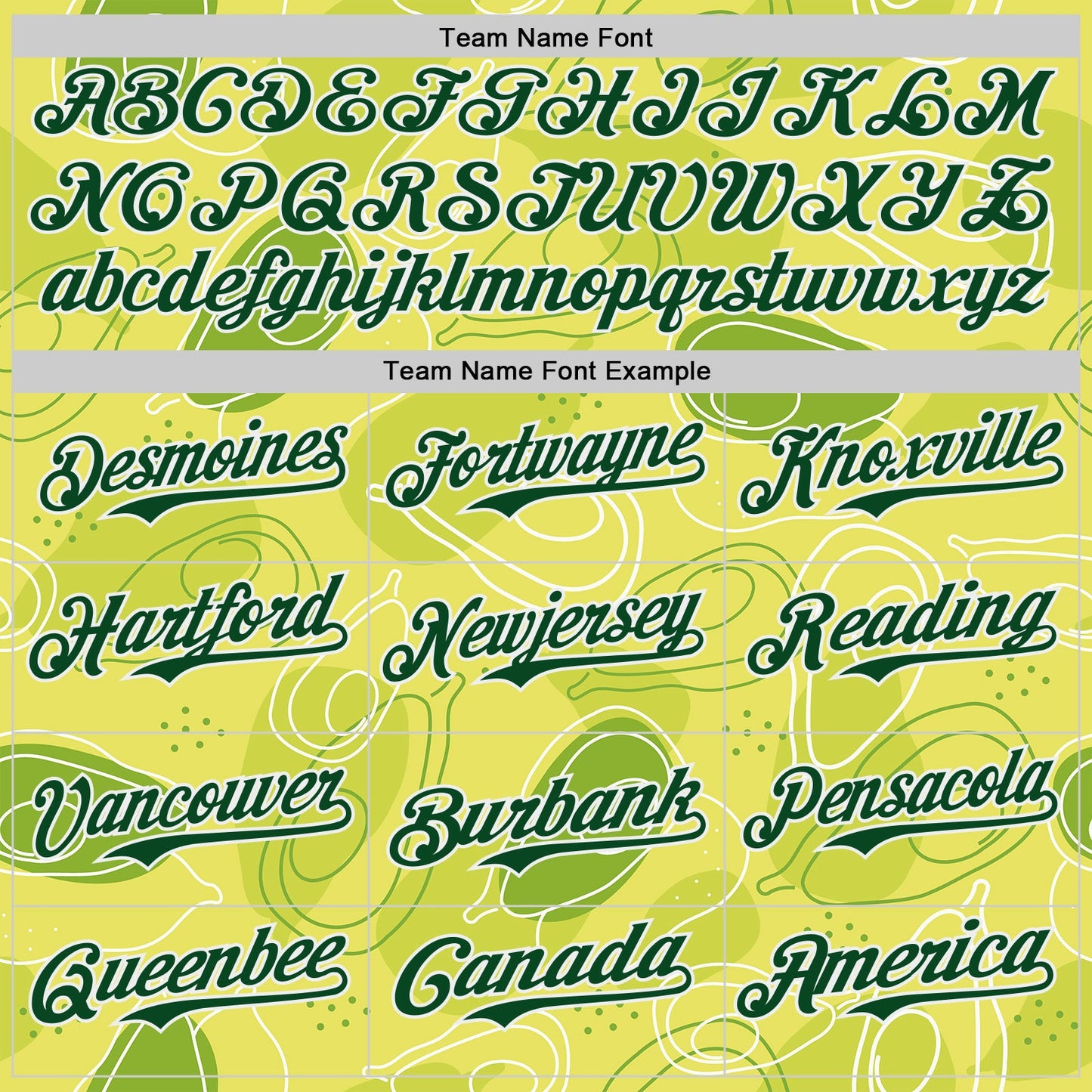 Custom Green-White Foodie Avocado Authentic Baseball Jersey view 4
