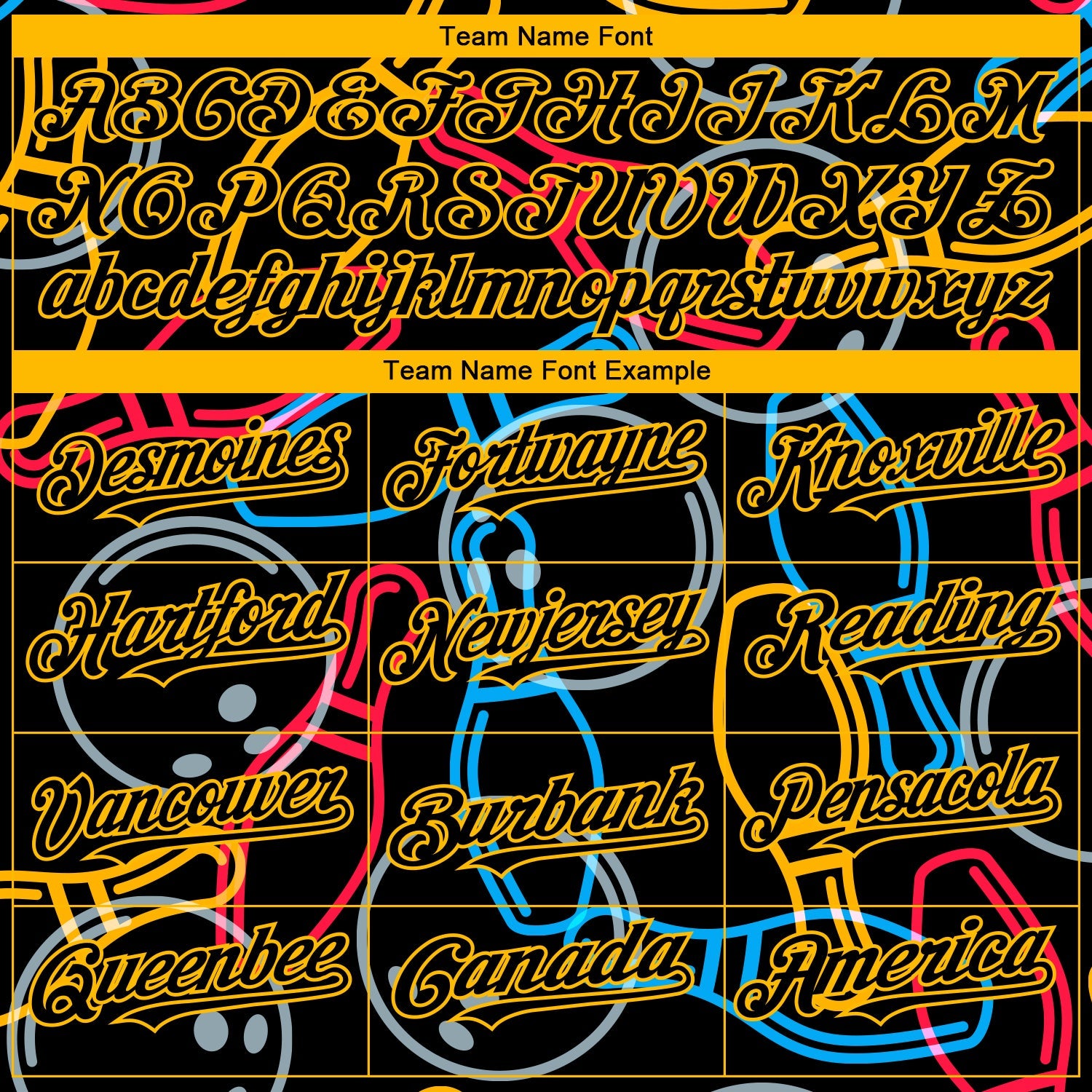 Custom Black Gold 3D Pattern Design Bowling Authentic Baseball Jersey view 4