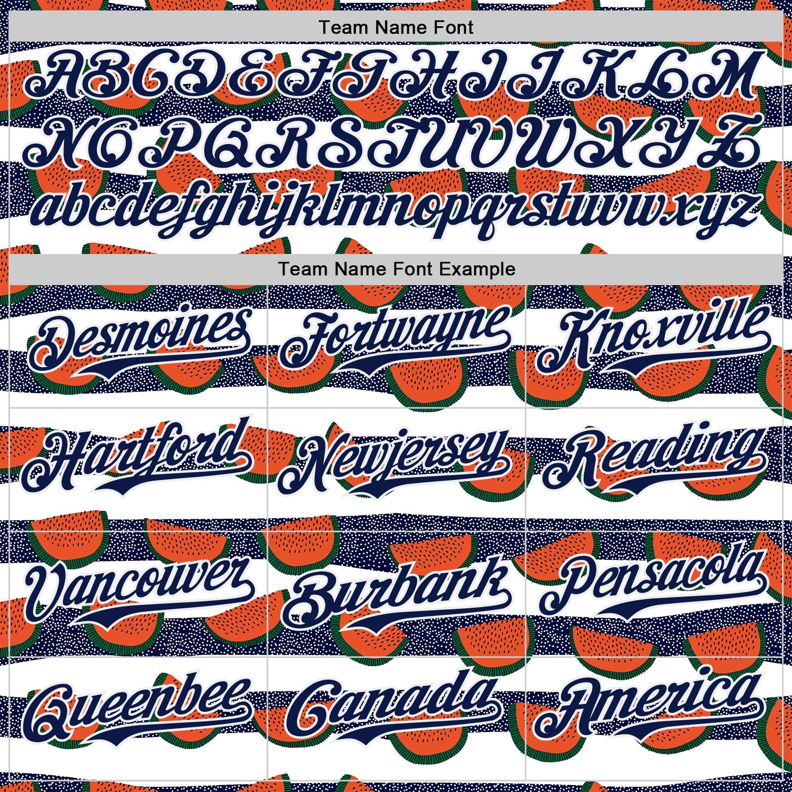 Custom White-Navy Foodie Watermelon Authentic Baseball Jersey view 4