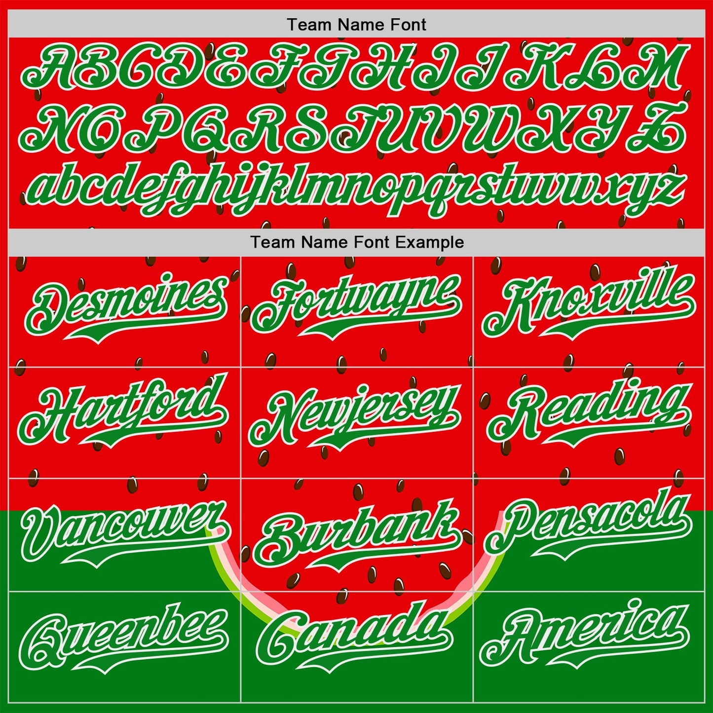 Custom Red Grass Green-White Foodie Watermelon Authentic Baseball Jersey view 4