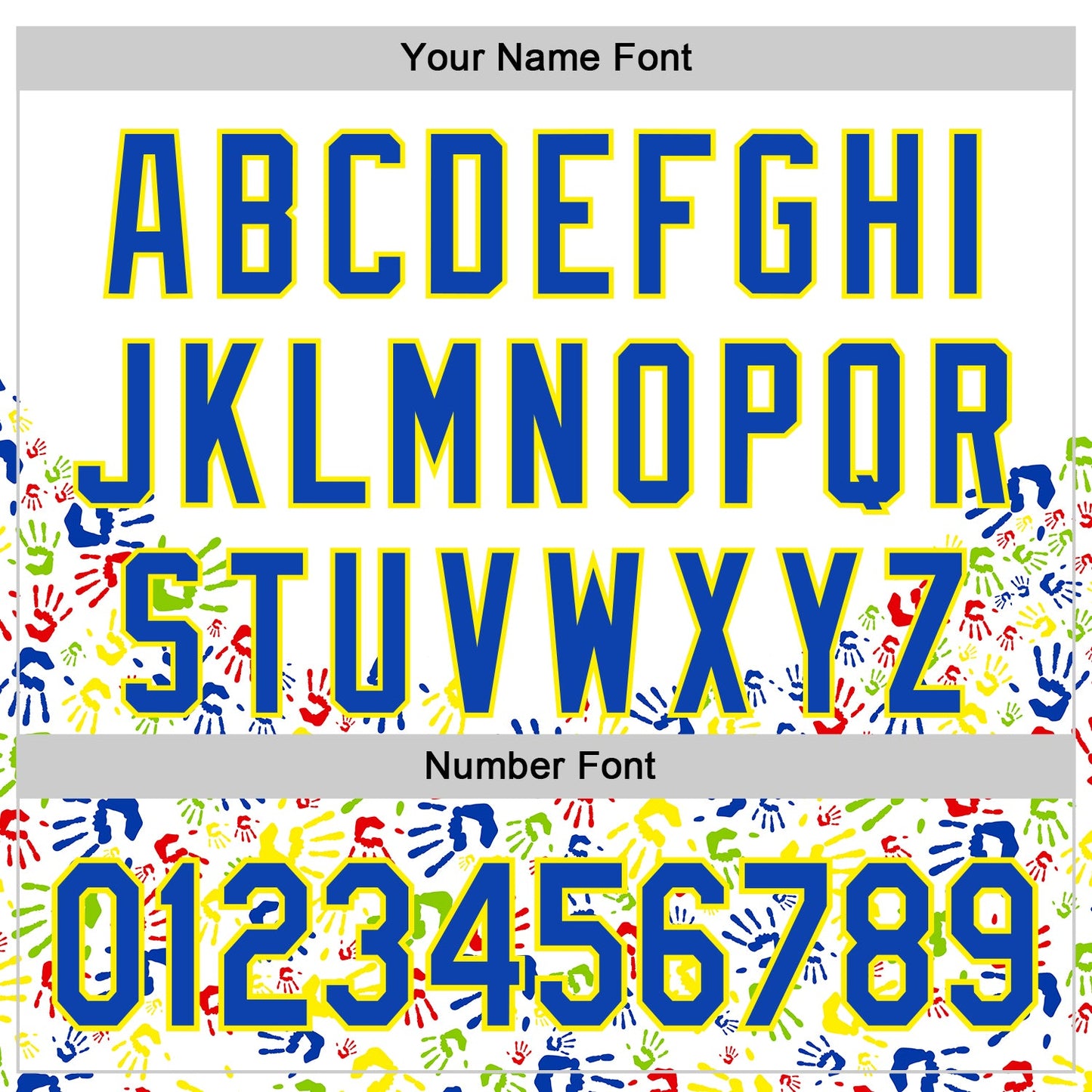 Custom White Thunder Blue-Light Yellow Autism Acceptance Handprint Rainbow Infinity Authentic Baseball Jersey view 5