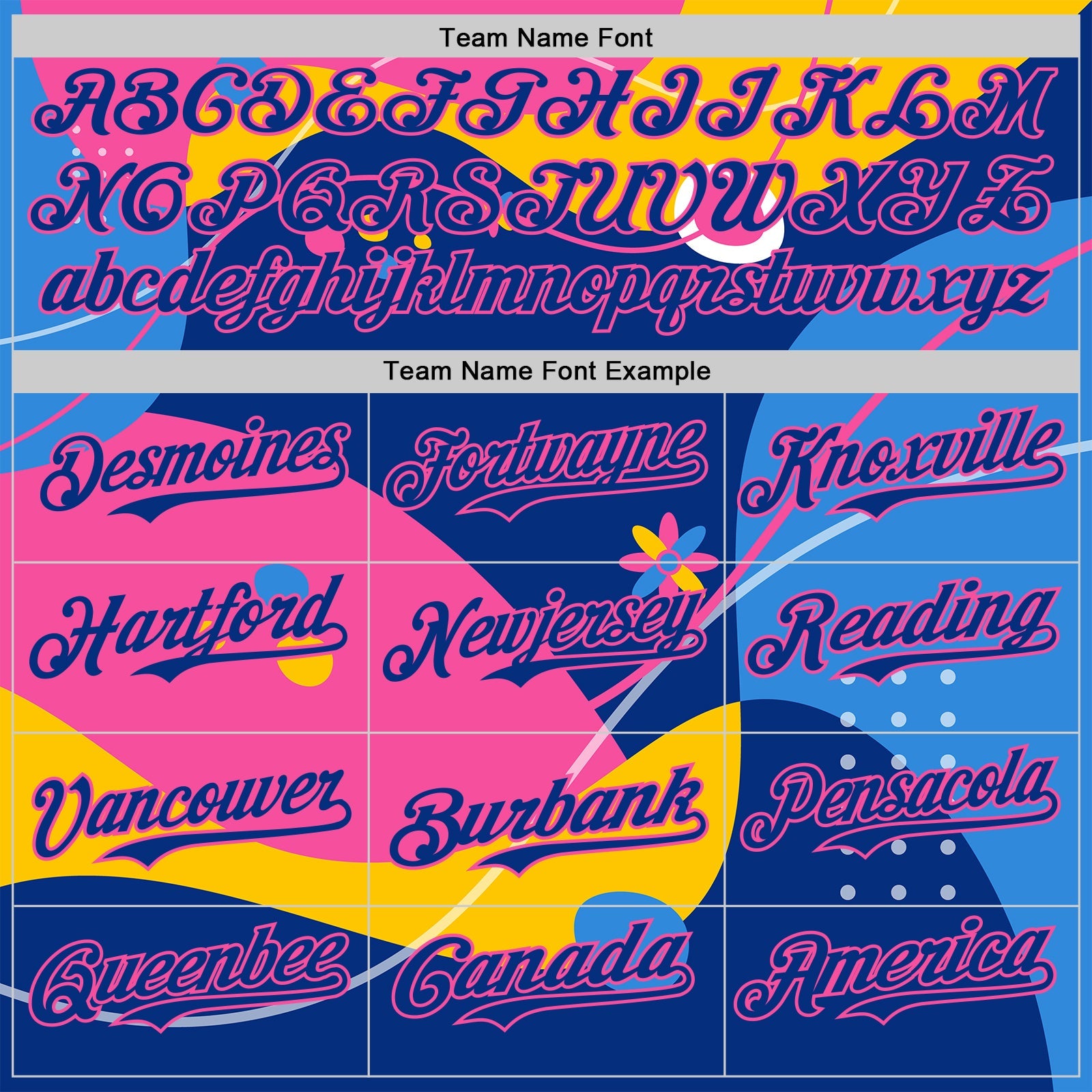 Custom Yellow Royal-Pink Autism Awareness Infinity Authentic Baseball Jersey view 4
