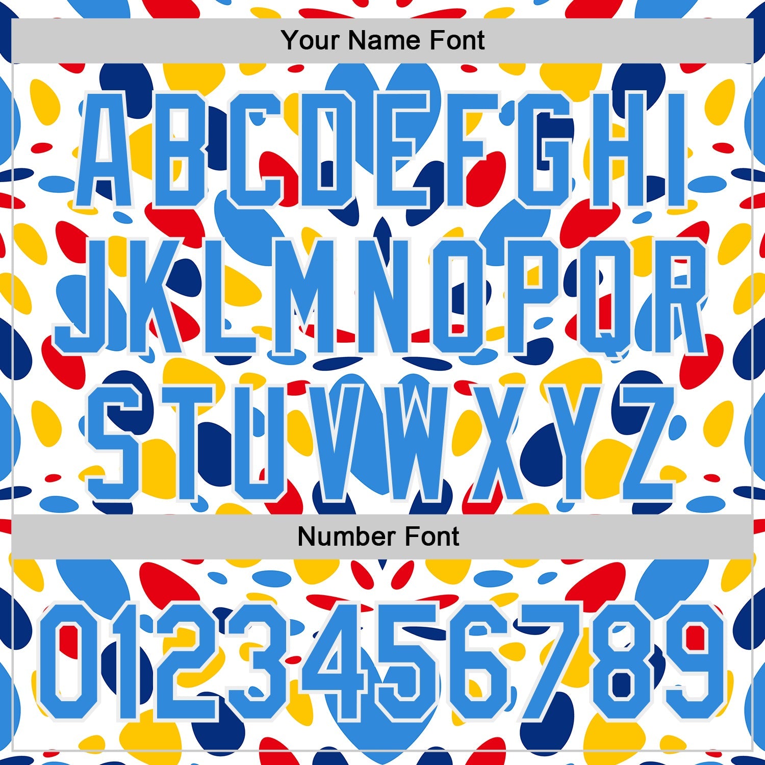 Custom White-Electric Blue Autism Awareness Infinity Authentic Baseball Jersey view 5