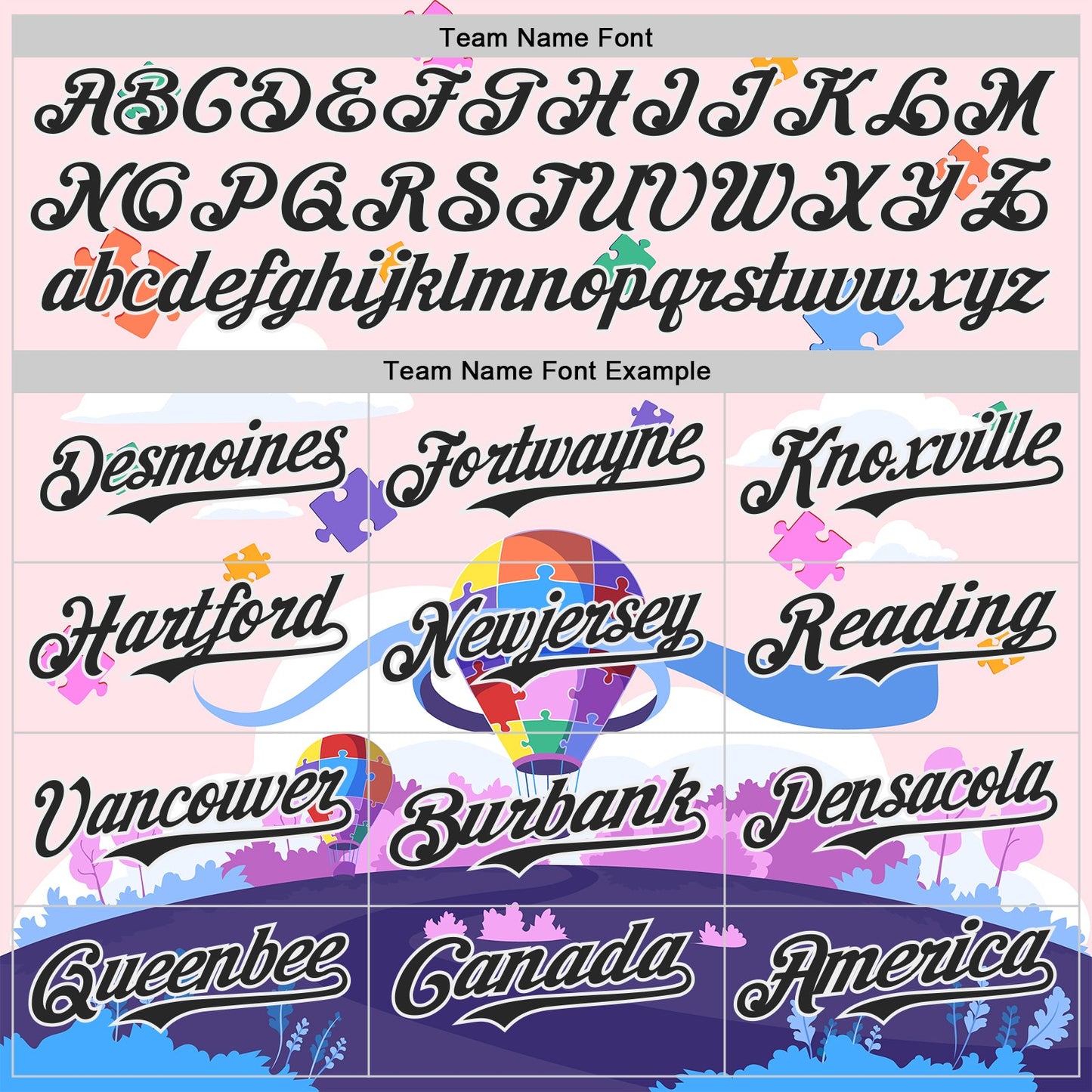 Custom Pink Black-White Autism Awareness Puzzle Infinity Authentic Baseball Jersey view 4