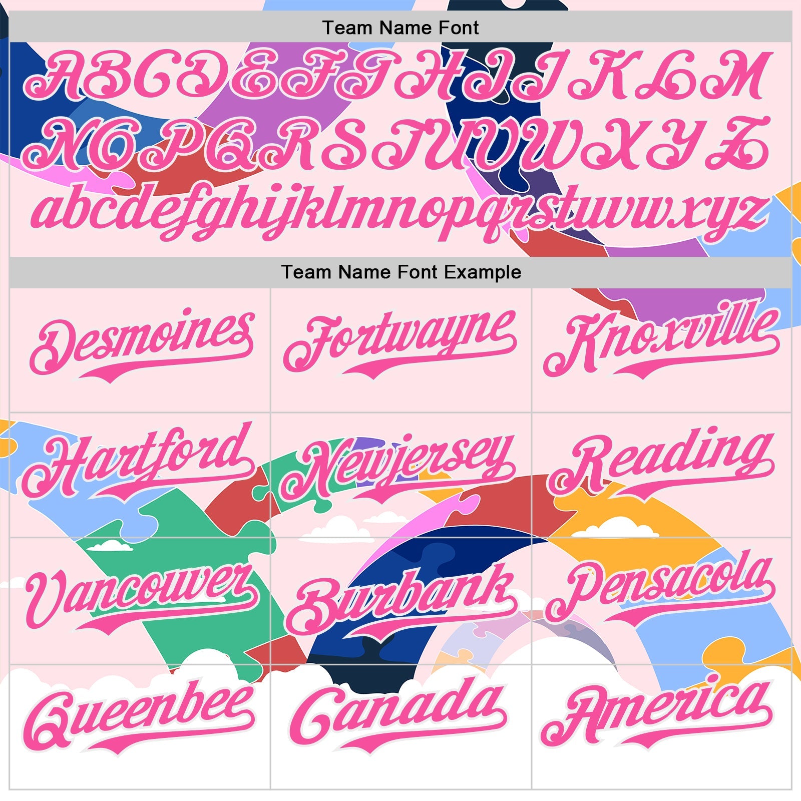 Custom Pink-White Autism Awareness Support Puzzle Infinity Authentic Baseball Jersey view 4