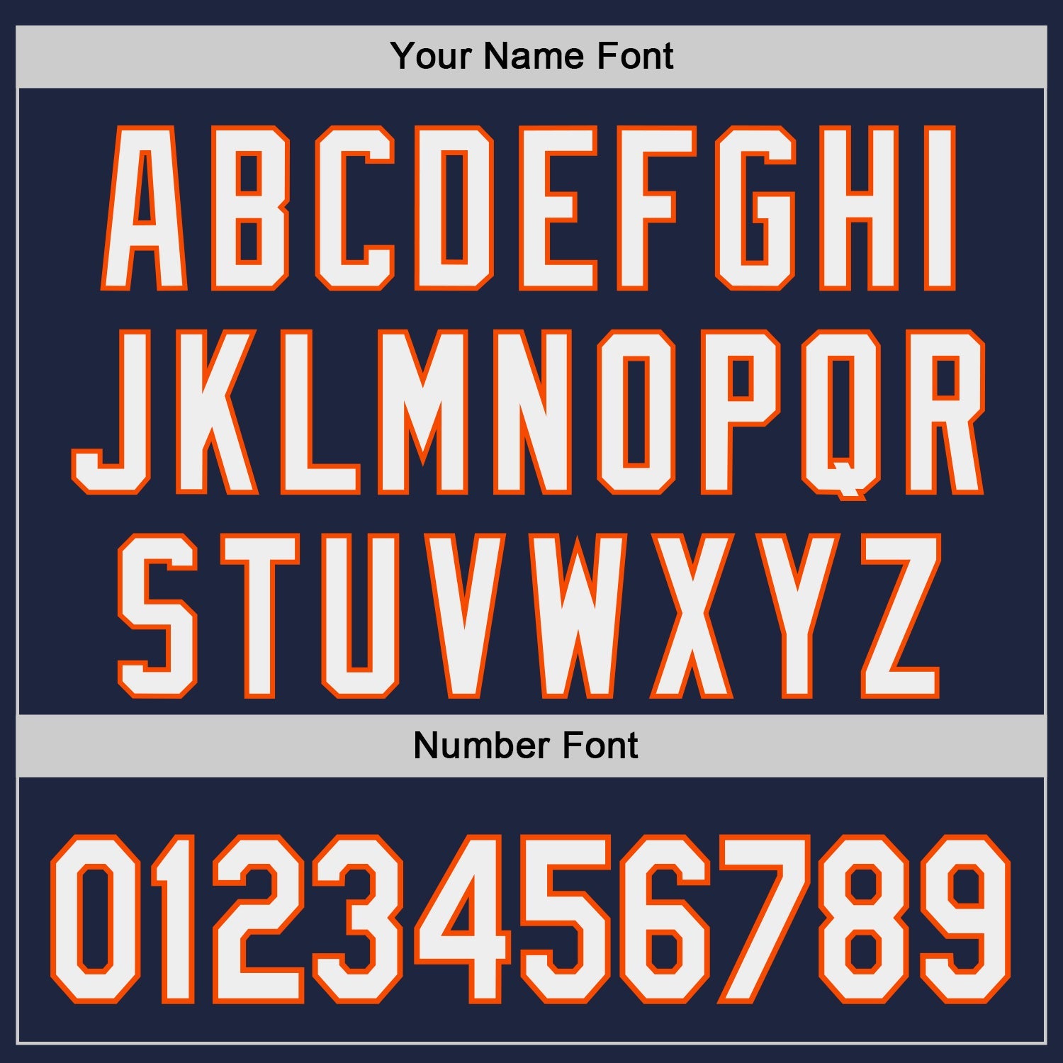 Custom Navy White-Orange Japanese Wave Authentic Baseball Jersey view 6