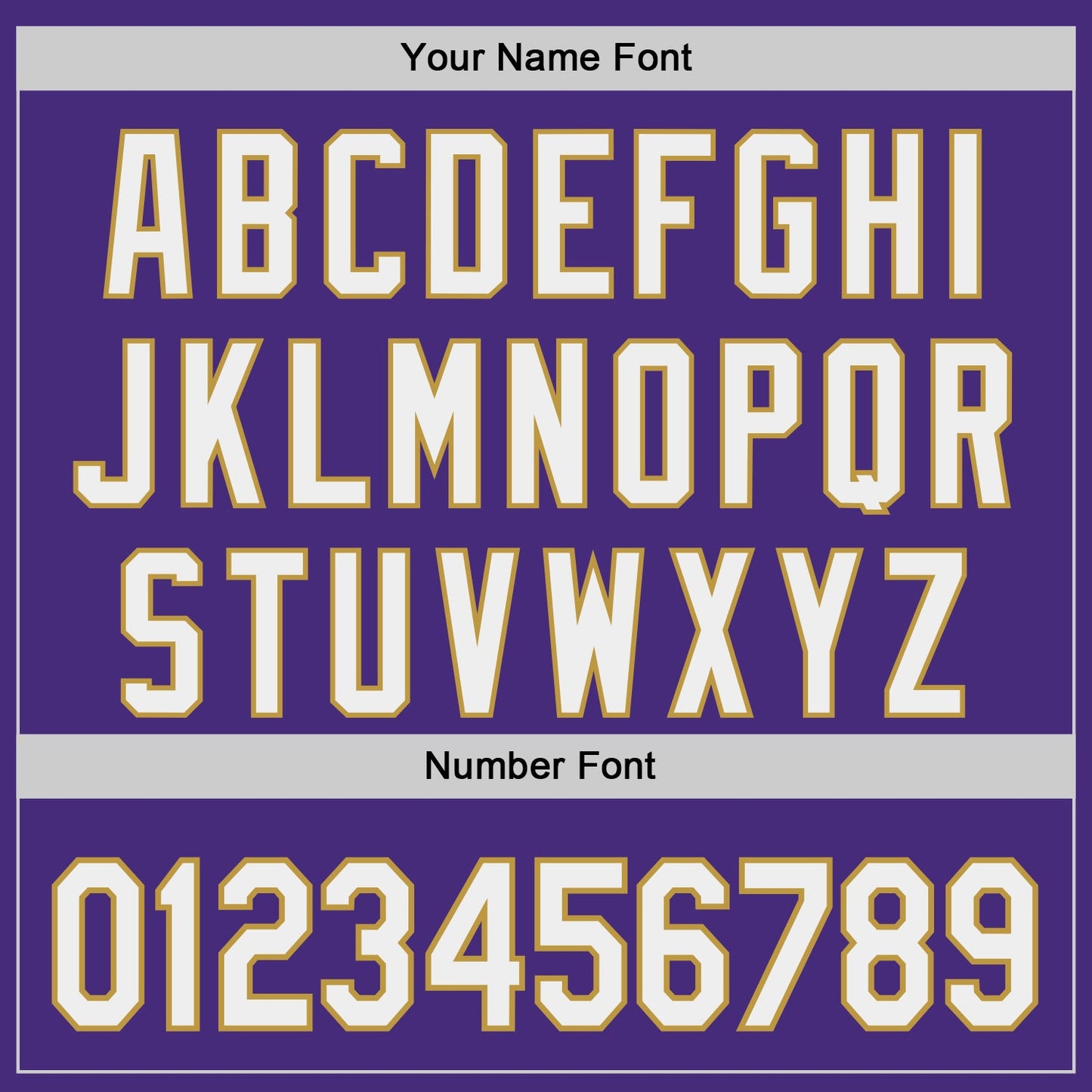 Custom Purple White-Old Gold Japanese Wave Authentic Baseball Jersey view 6