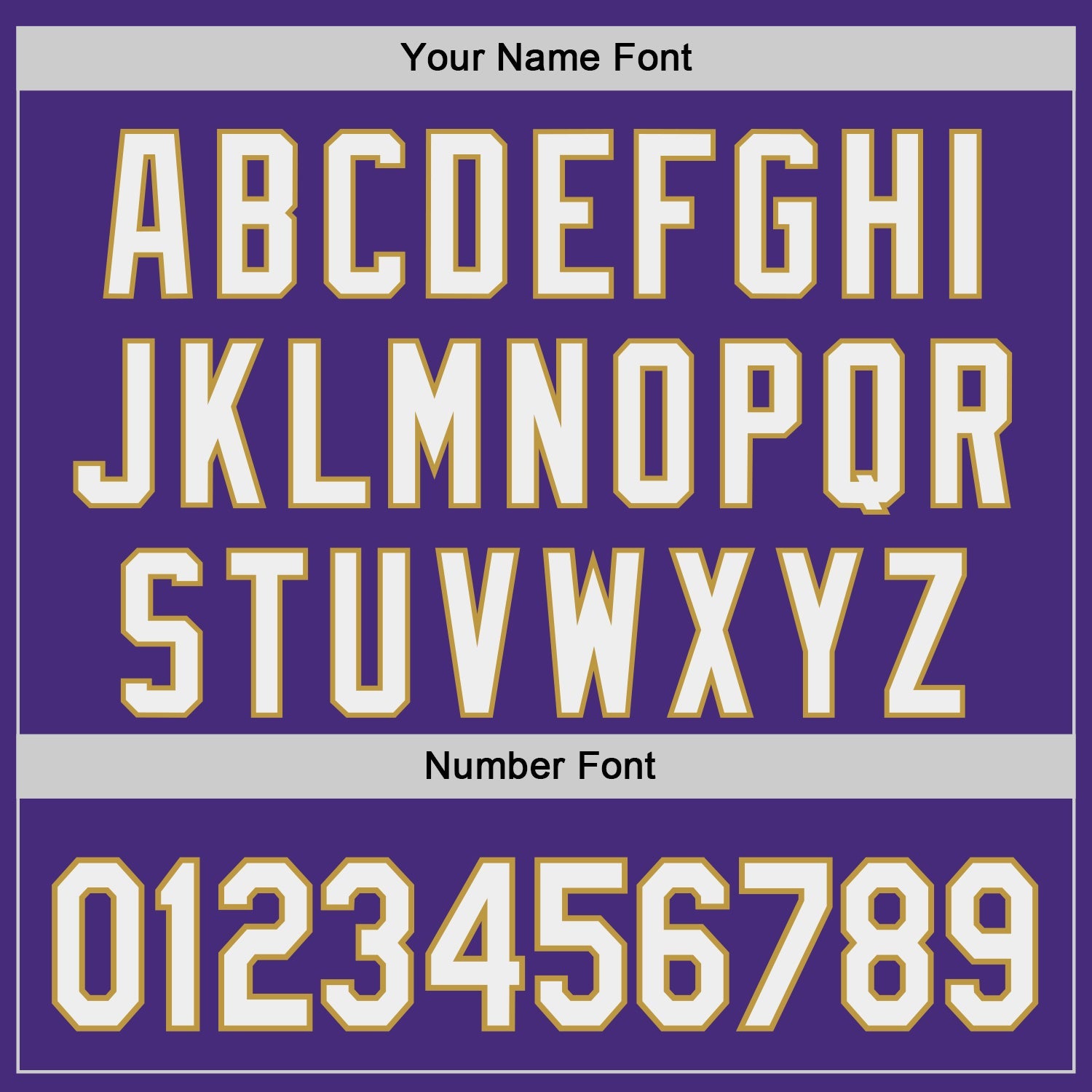 Custom Purple White-Old Gold Japanese Wave Authentic Baseball Jersey view 6