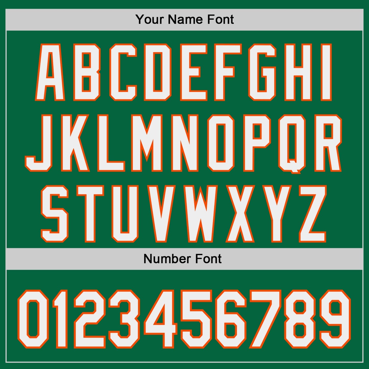 Custom Kelly Green White-Orange Japanese Wave Authentic Baseball Jersey view 6