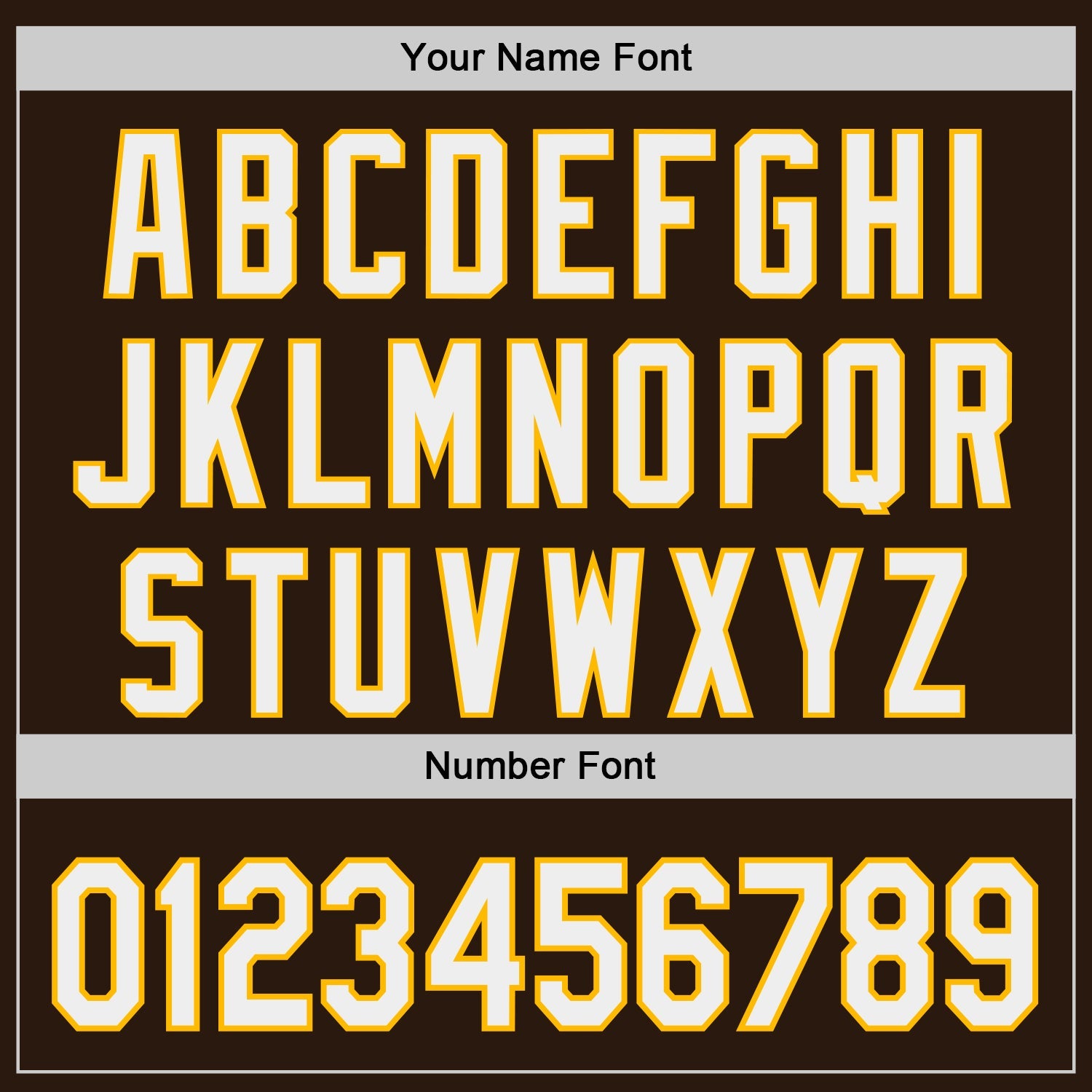 Custom Brown White-Gold Japanese Wave Authentic Baseball Jersey view 6