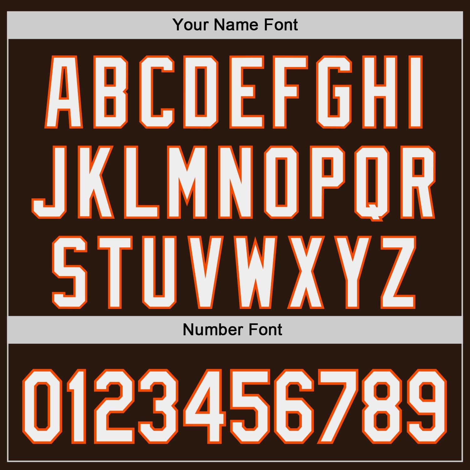 Custom Brown White-Orange Japanese Wave Authentic Baseball Jersey view 6