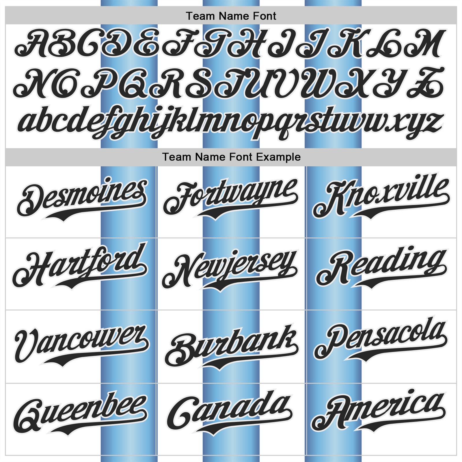 Custom White Black-Light Blue Gradient Vertical Stripe Argentina Style Authentic Baseball Jersey view 4