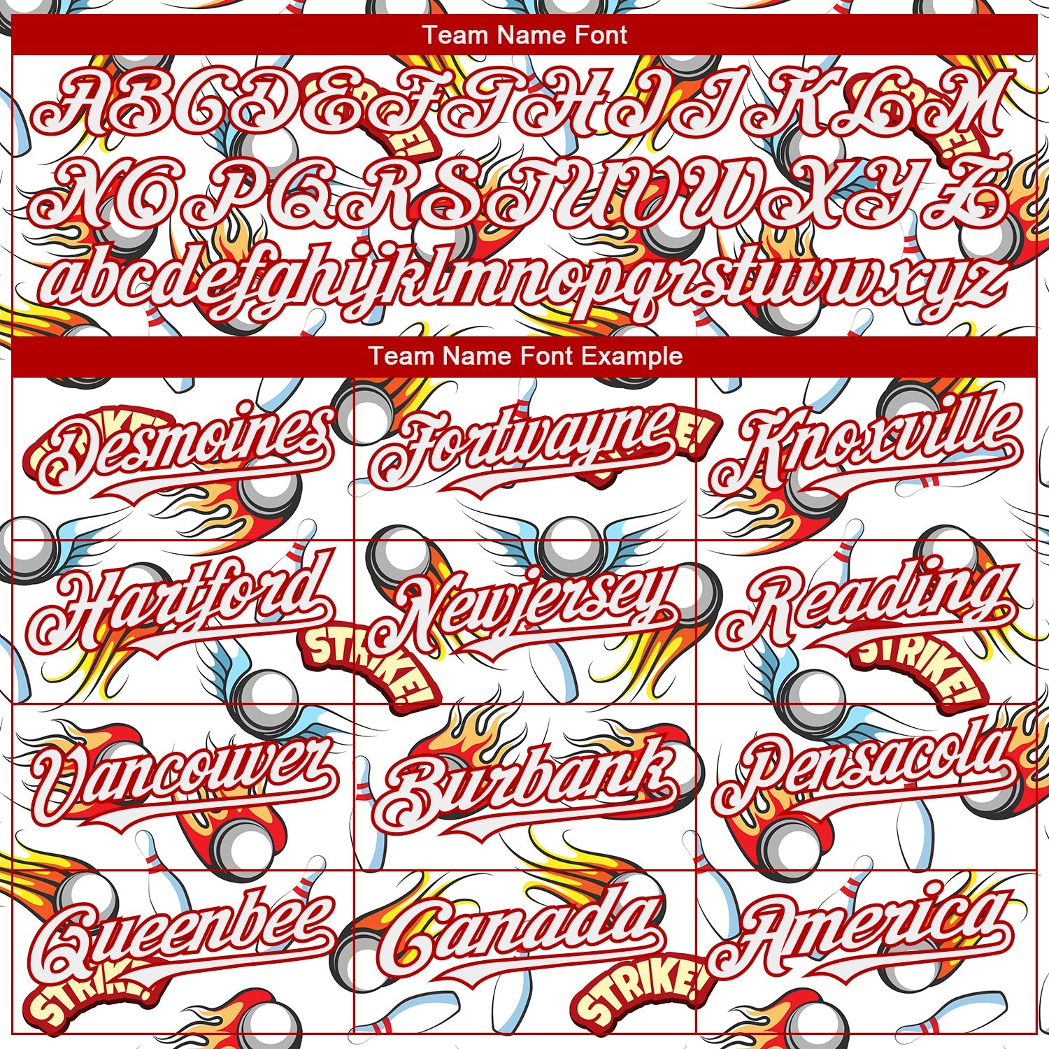 Custom White Red 3D Pattern Design Firely Bowling Authentic Baseball Jersey view 4