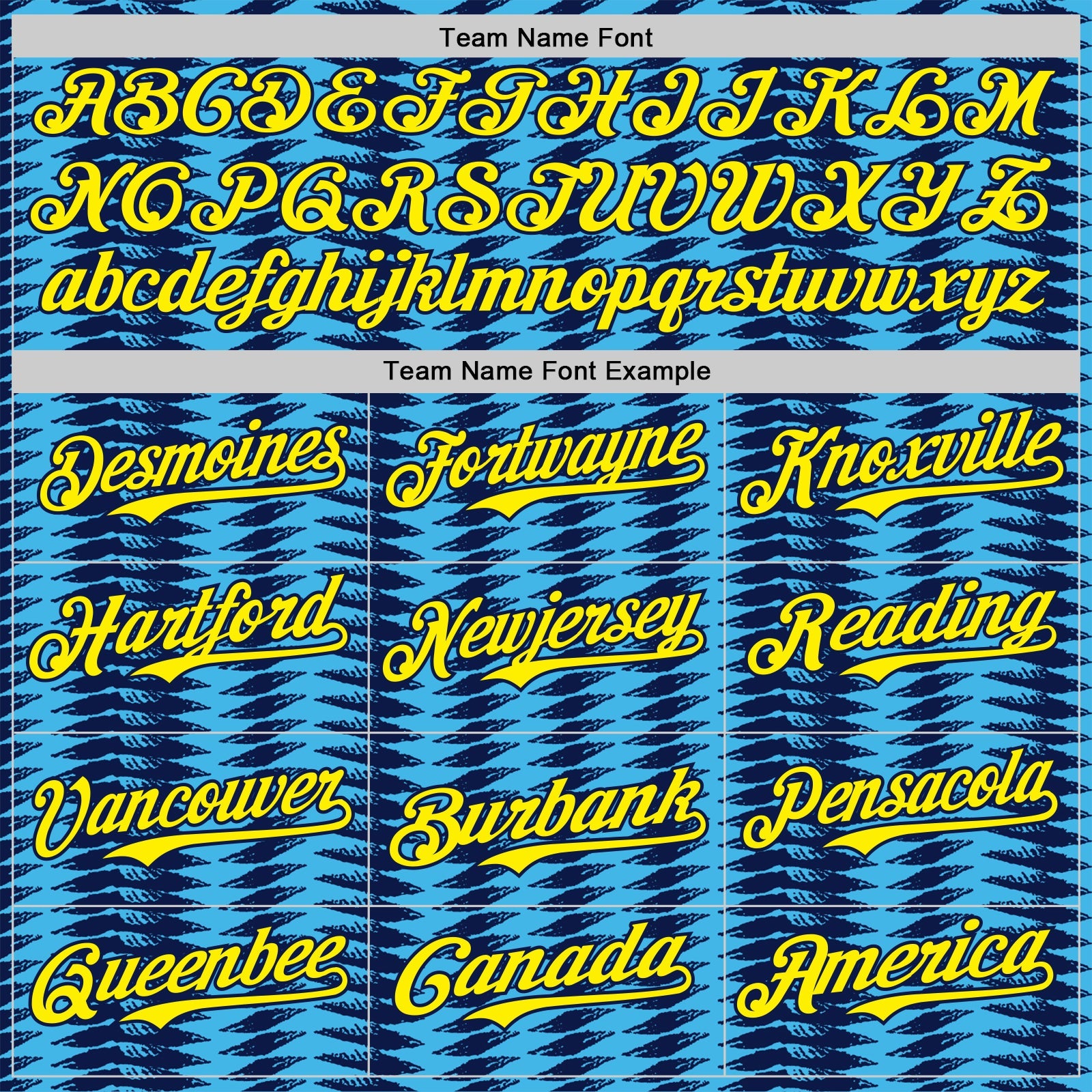 Custom Blue Light Yellow-Navy Colombia Style Authentic Baseball Jersey view 4