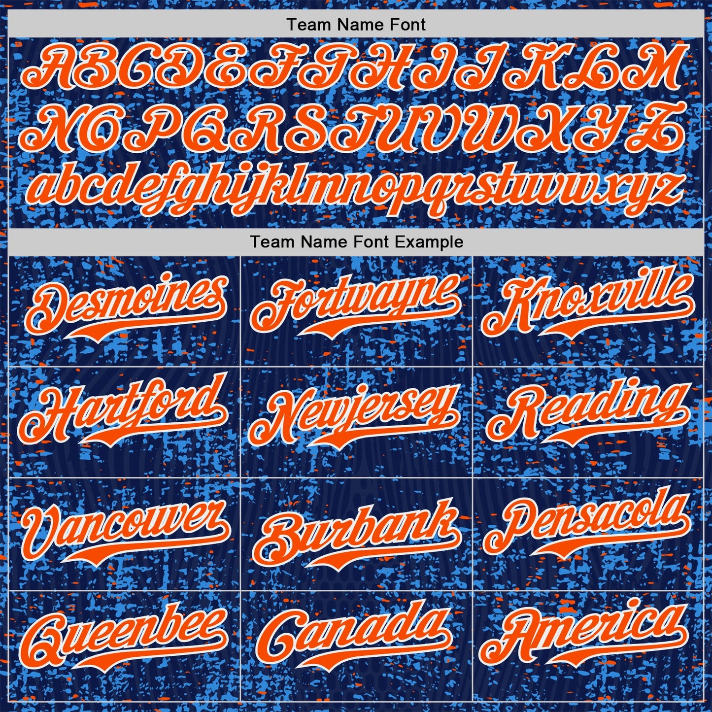 Custom Navy Orange Blue-White France Style Authentic Baseball Jersey view 4