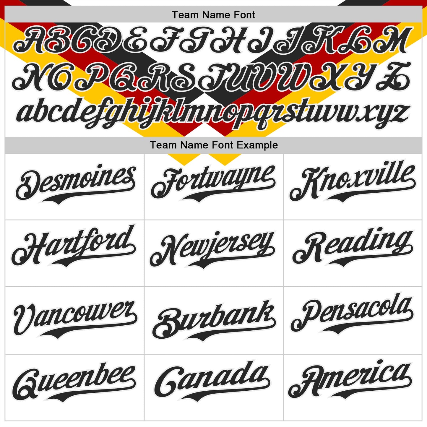 Custom White Black Red-Yellow Germany Style Authentic Baseball Jersey view 4