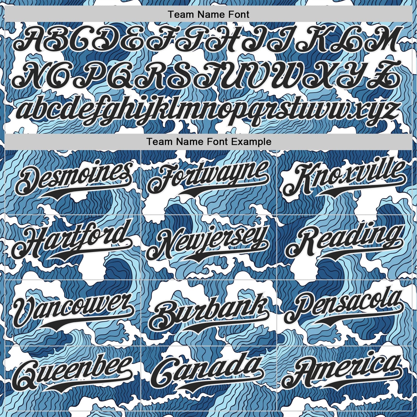 Custom Blue Black-White Japan Style Authentic Baseball Jersey view 4