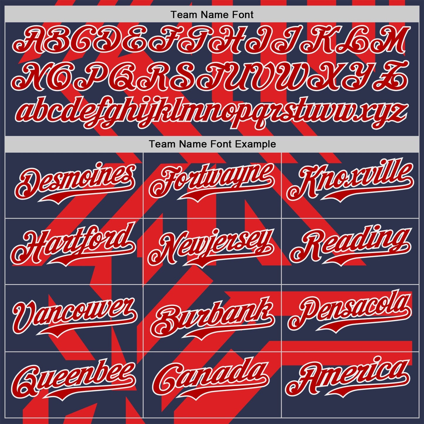 Custom Navy Red-White USA Style Authentic Baseball Jersey view 4