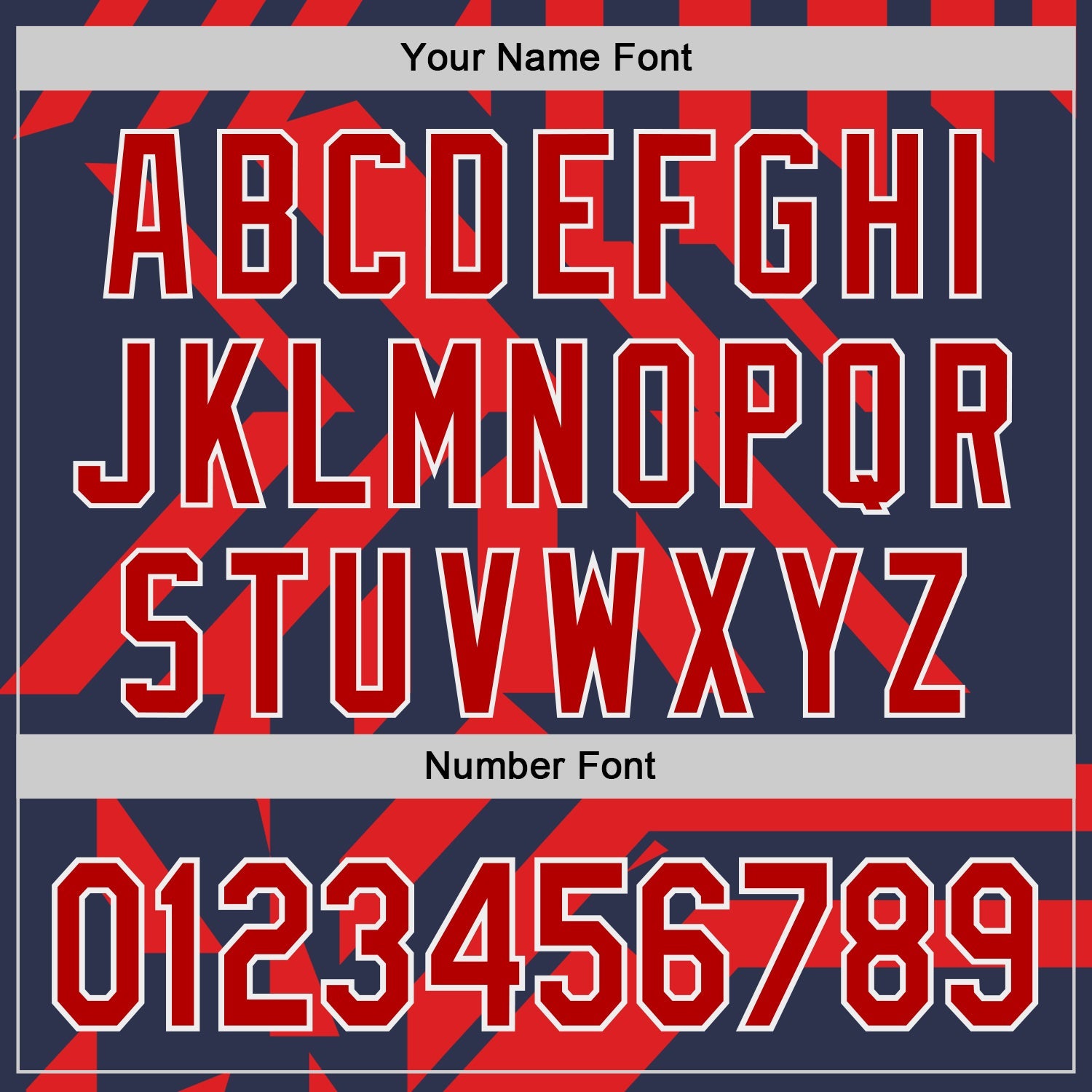 Custom Navy Red-White USA Style Authentic Baseball Jersey view 5